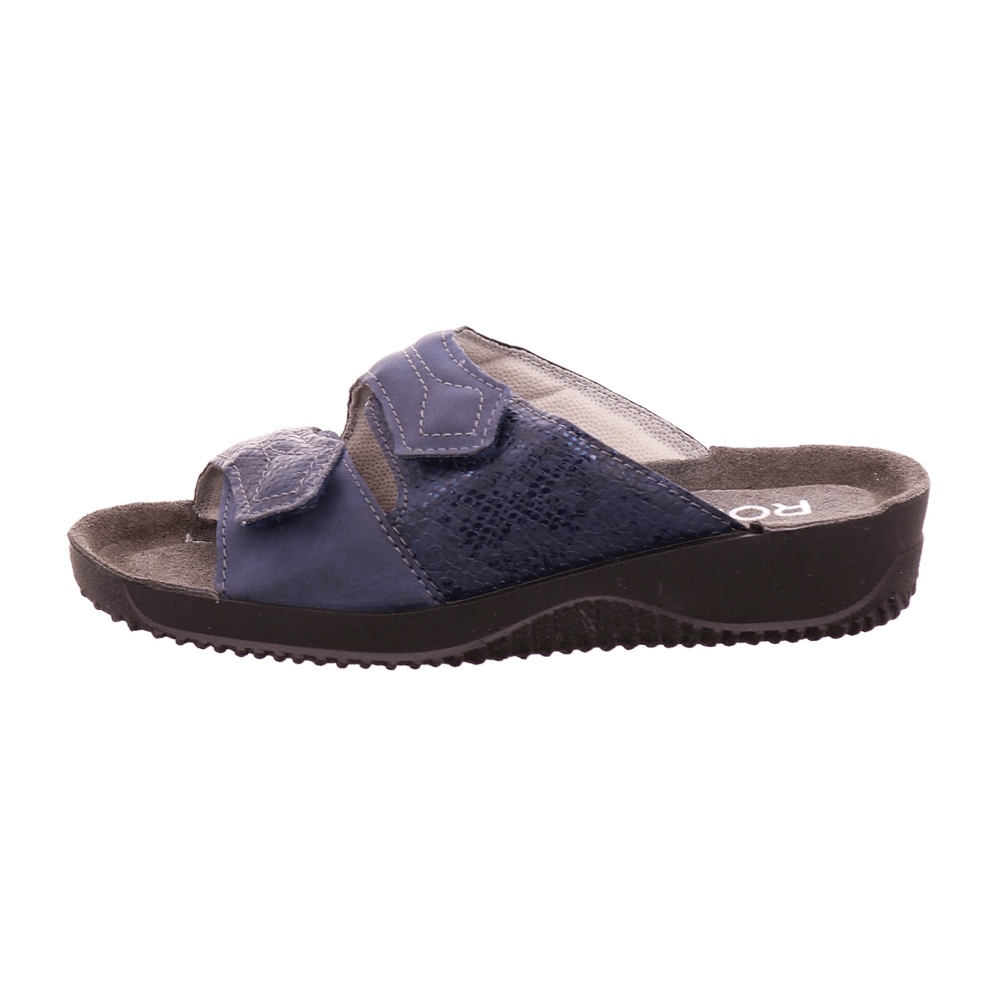 Rohde Comfortable Women's Blue Slip-On Sandals for Spring and Summer