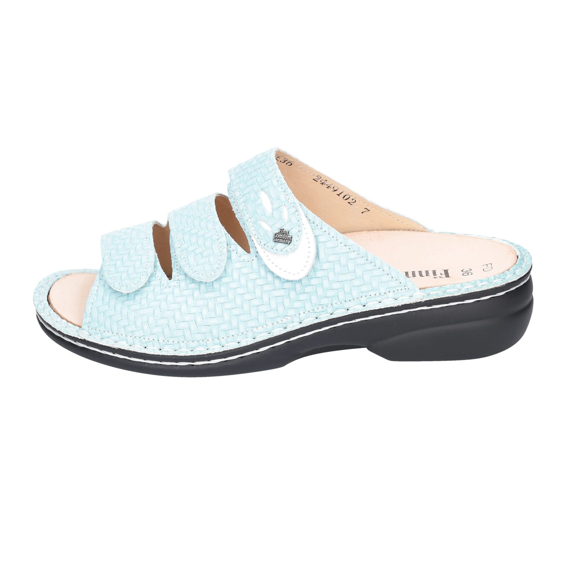 Finn Comfort 02554 KOS Women's Sandals, Turquoise - Stylish & Comfortable