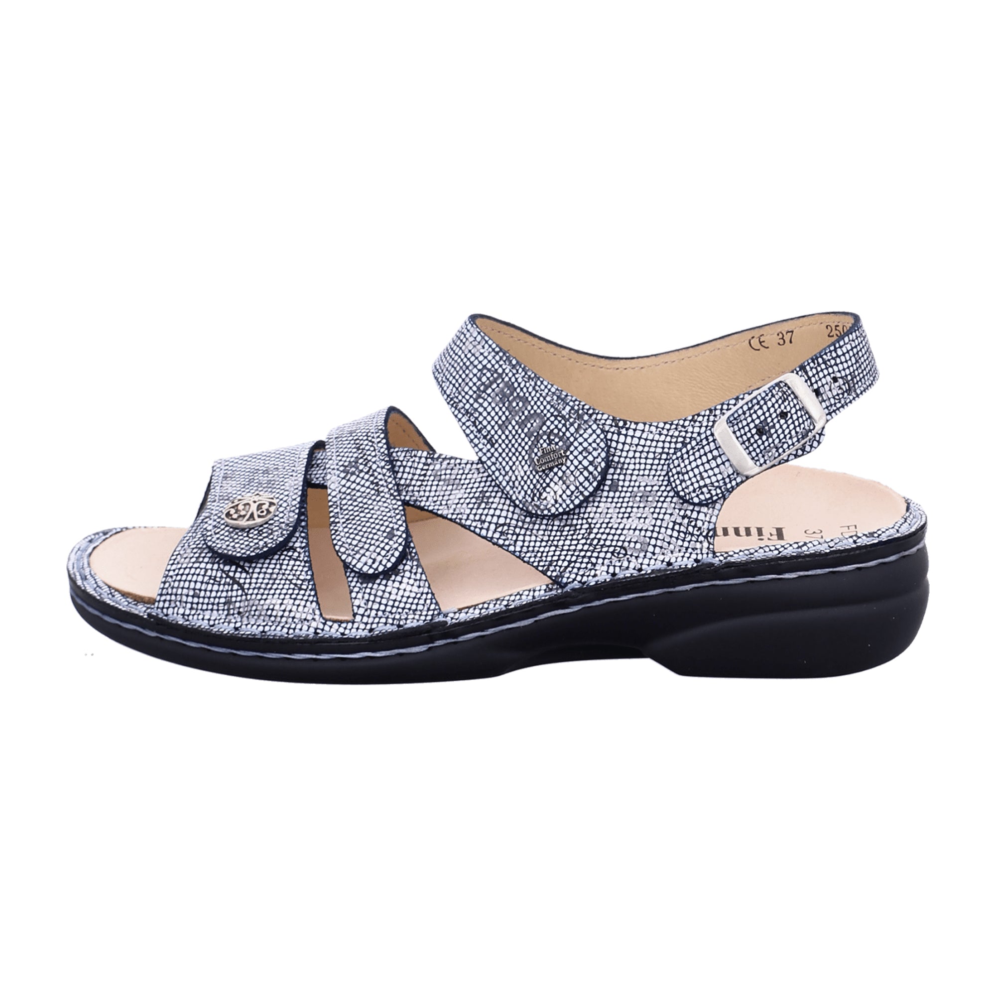 Finn Comfort Gomera Women's Comfort Sandals, Stylish Blue Leather - Perfect for Daily Wear