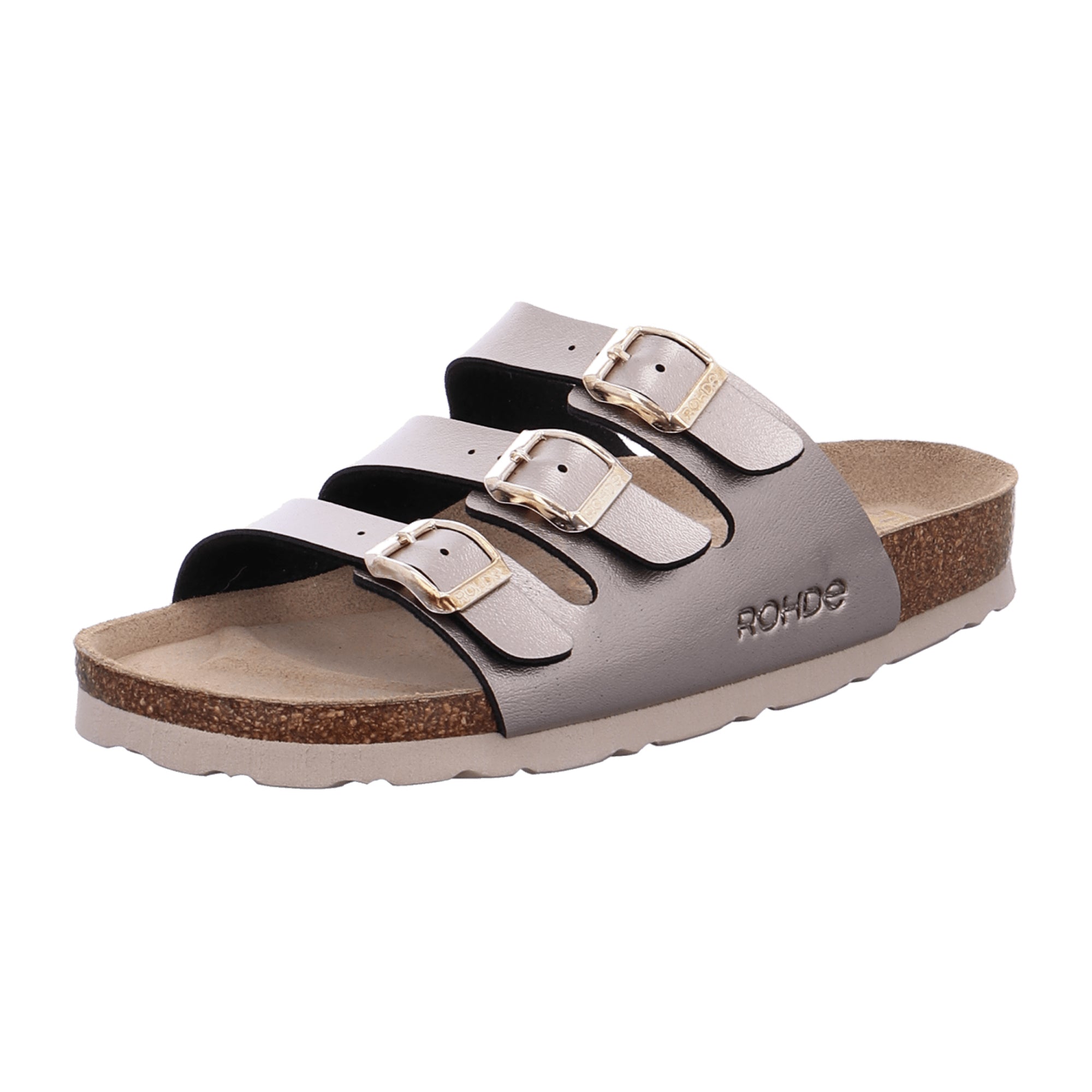 Rohde Classic Women's Slip-On Sandals Gray for Spring and Summer