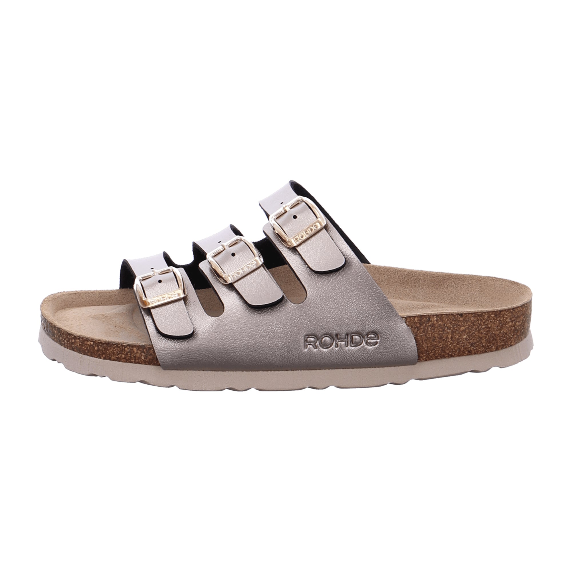 Rohde Classic Women's Slip-On Sandals Gray for Spring and Summer