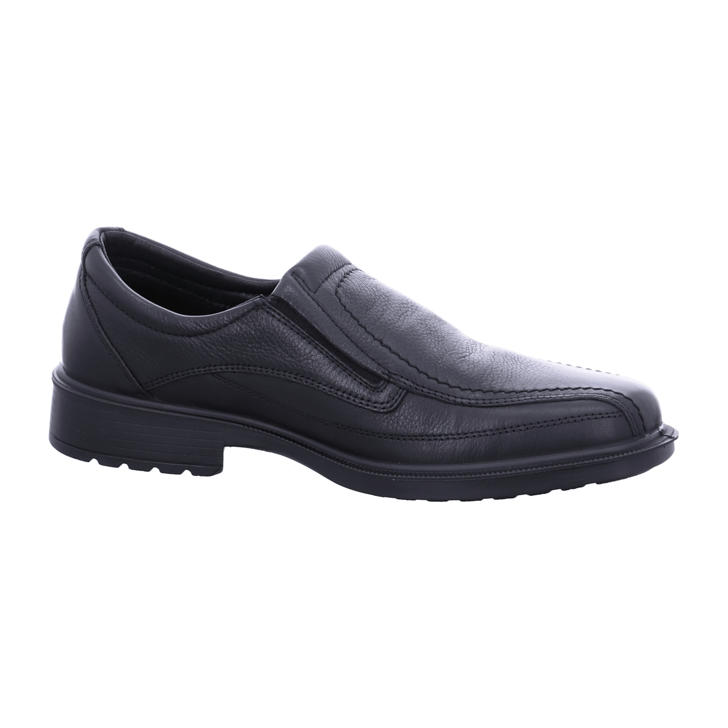 ARA LORENZO Men's Derby Lace-Up Shoes in Smooth Leather, Black