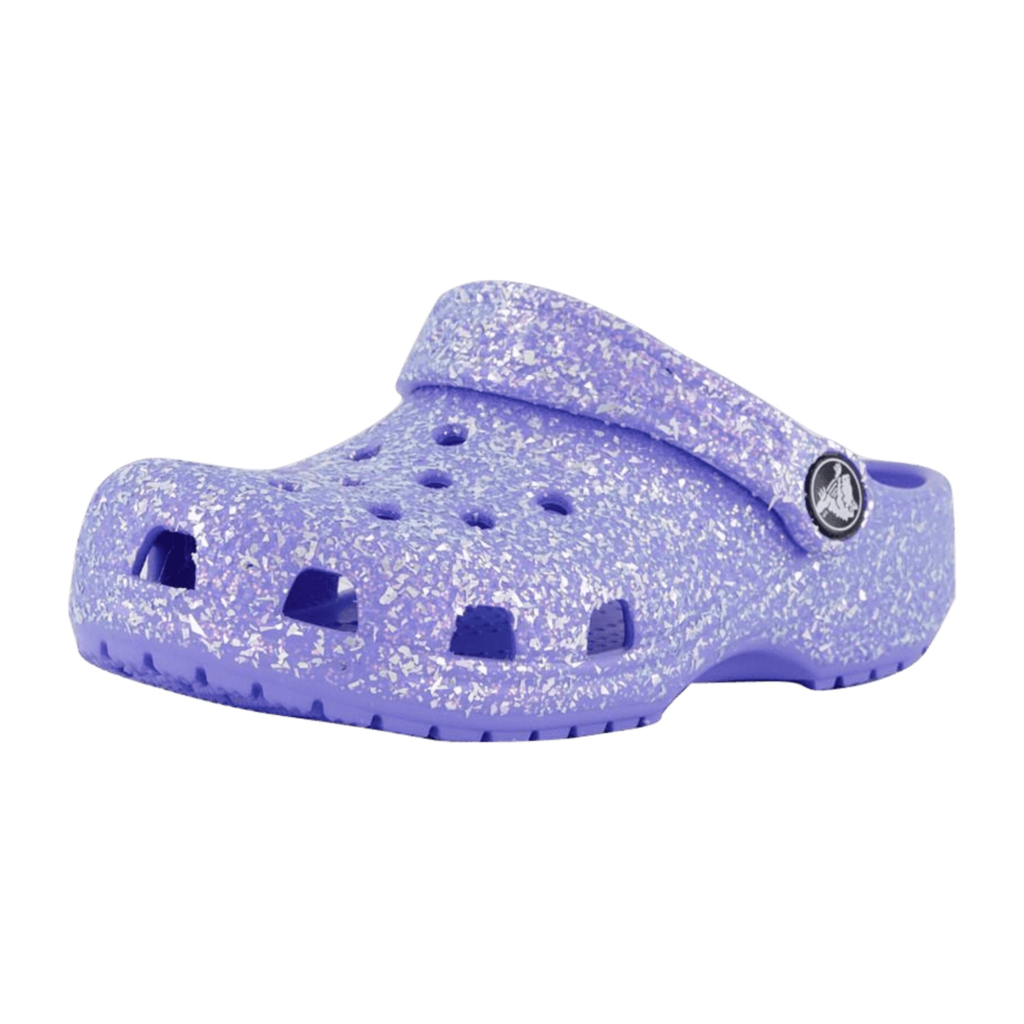 Crocs Classic Glitter Clog for Kids - Durable Purple Comfort Footwear