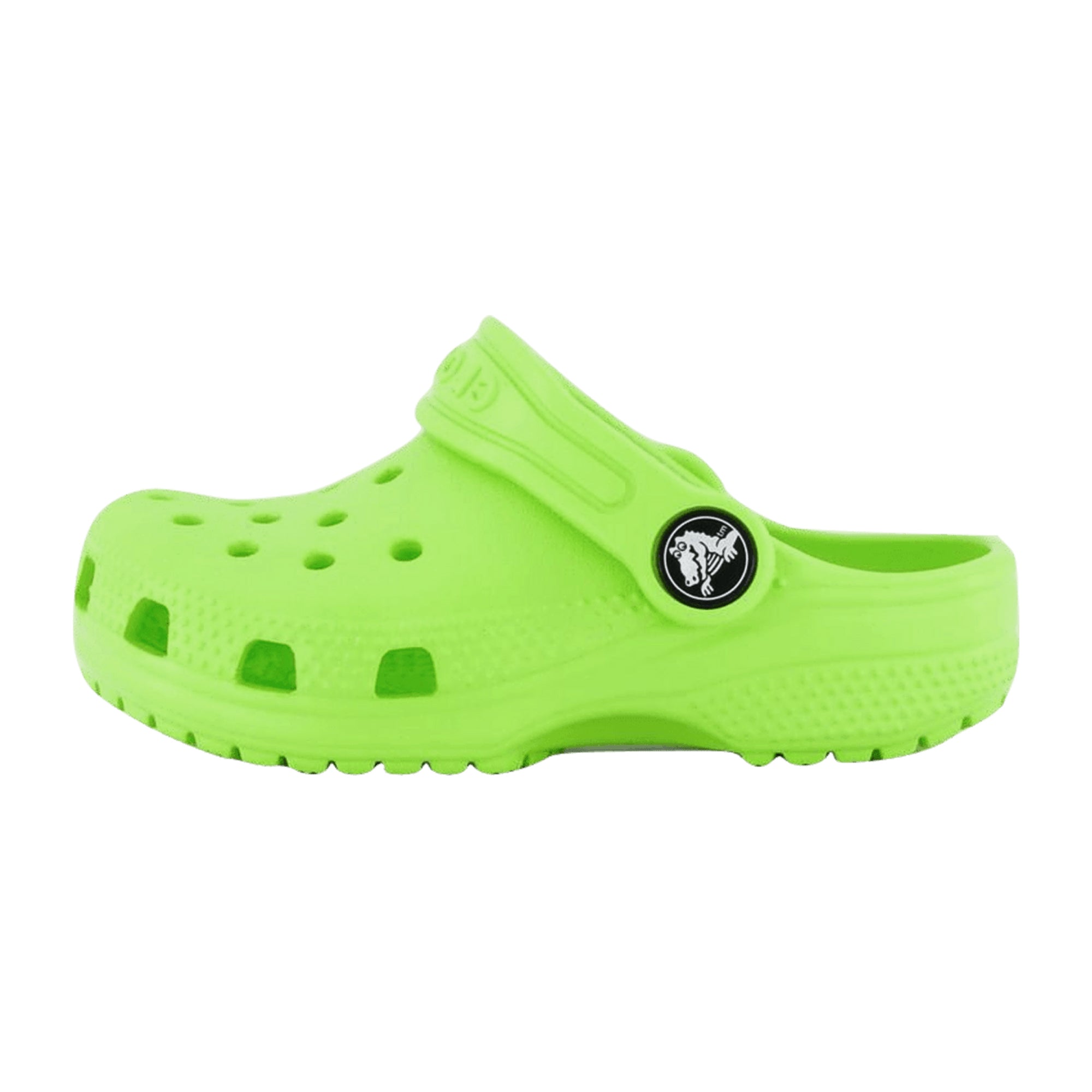 CROCS Classic Clog T Kids, Vibrant Green | Comfortable & Durable Slip-on Shoes