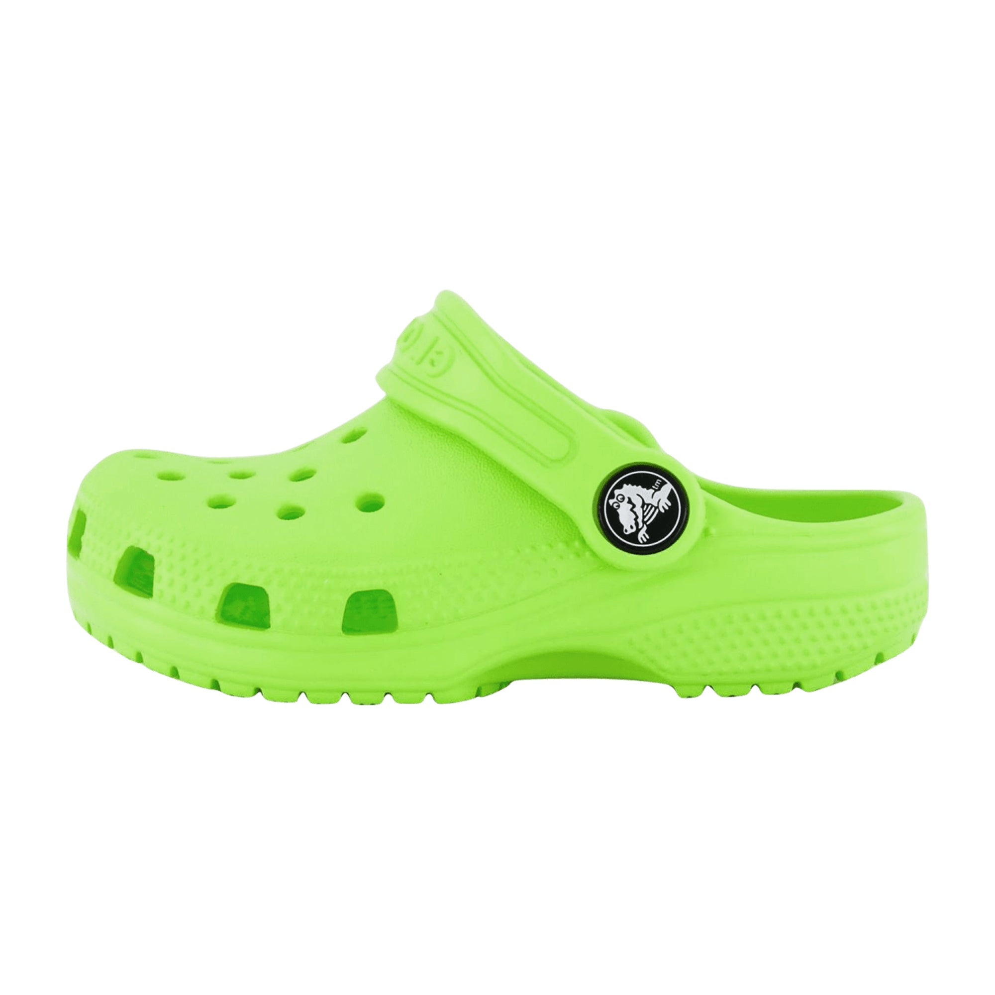 CROCS Classic Clog T Kids, Vibrant Green | Comfortable & Durable Slip-on Shoes