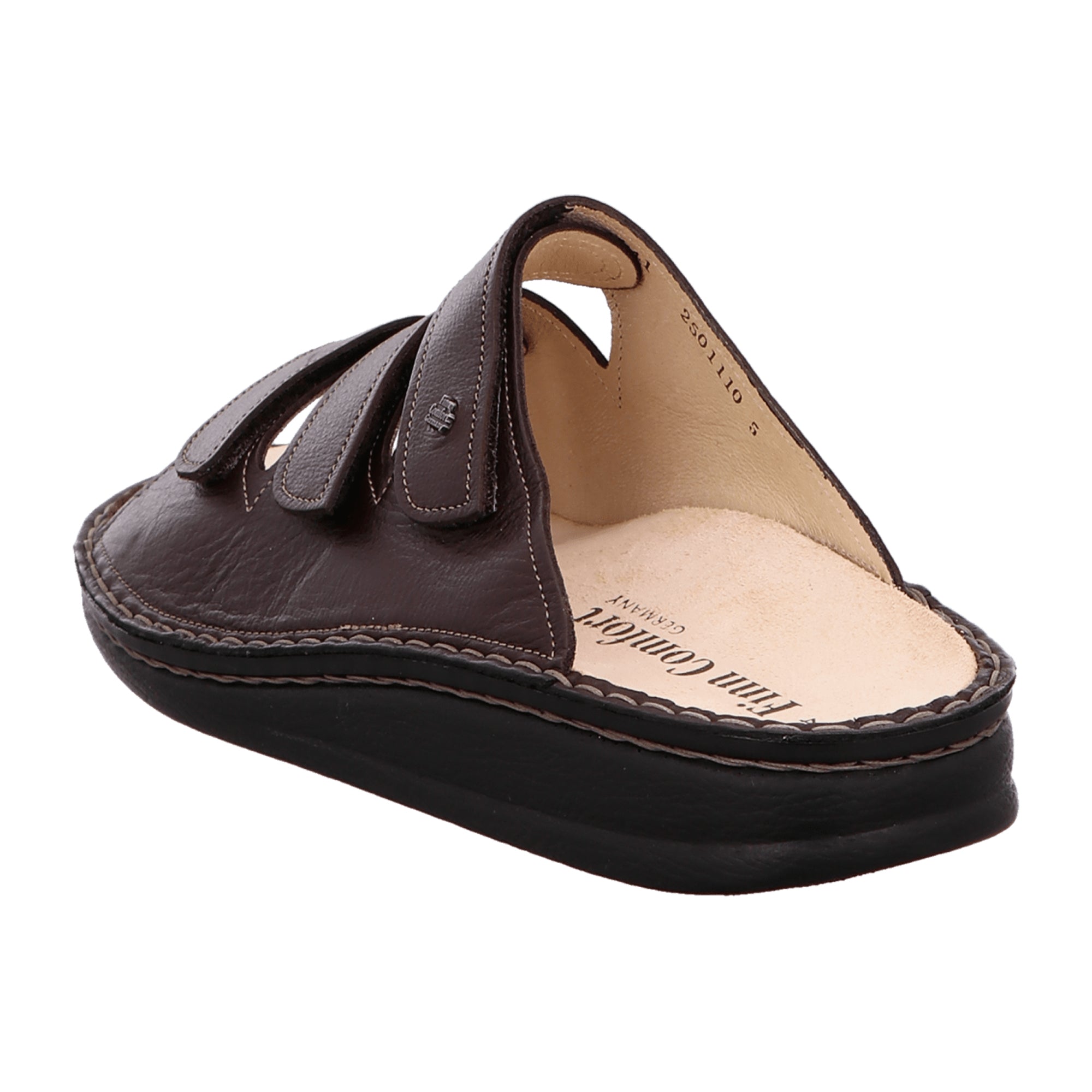 Finn Comfort Korfu Men's Brown Sandals - Durable & Stylish Comfort Footwear