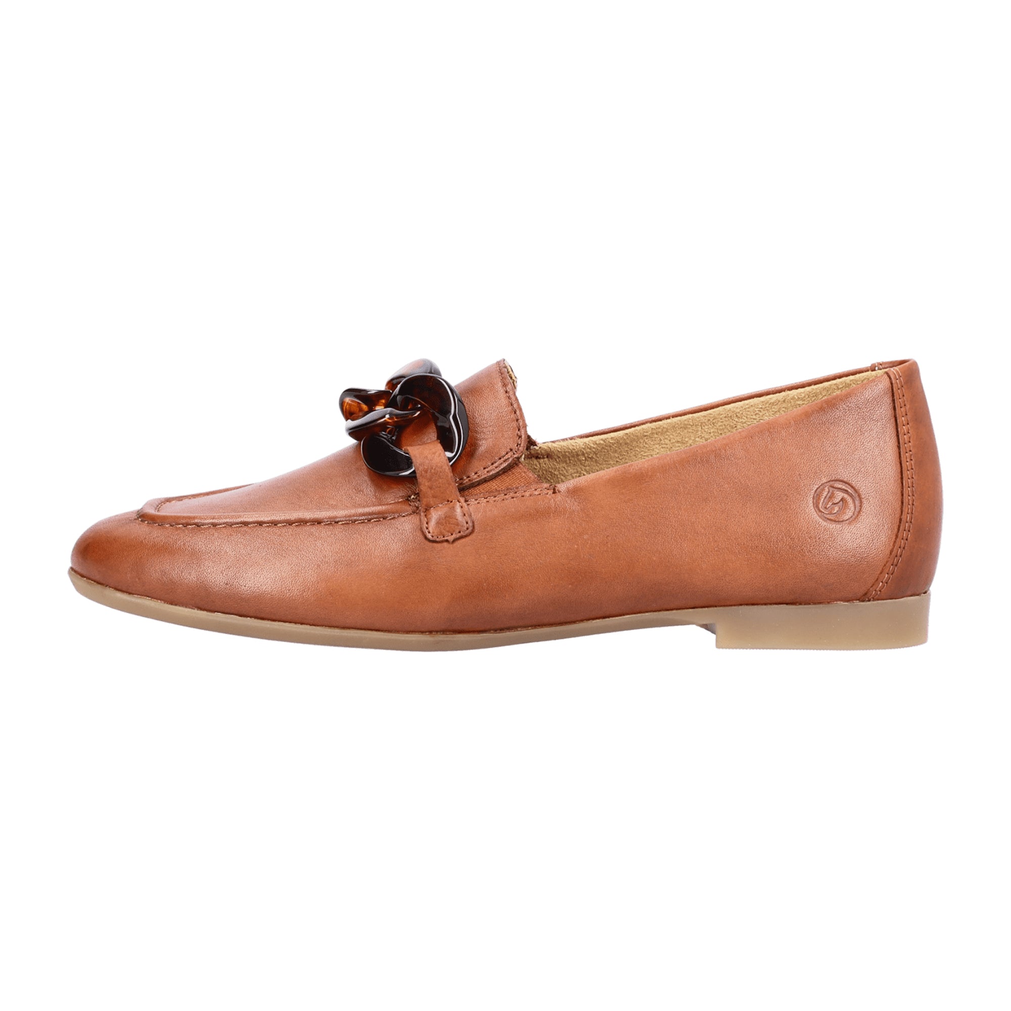 Remonte D0K00-24 Muskat Brown Leather Loafers for Women Comfortable Stylish