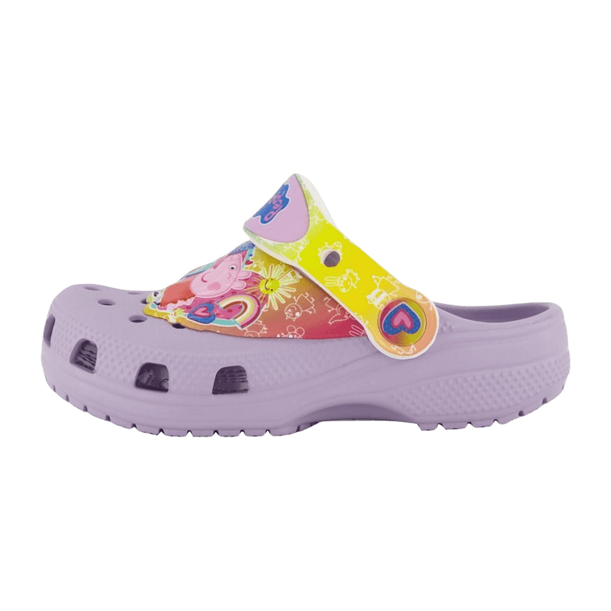 Crocs Peppa Pig Kids' Clogs - Durable Lightweight Purple Footwear
