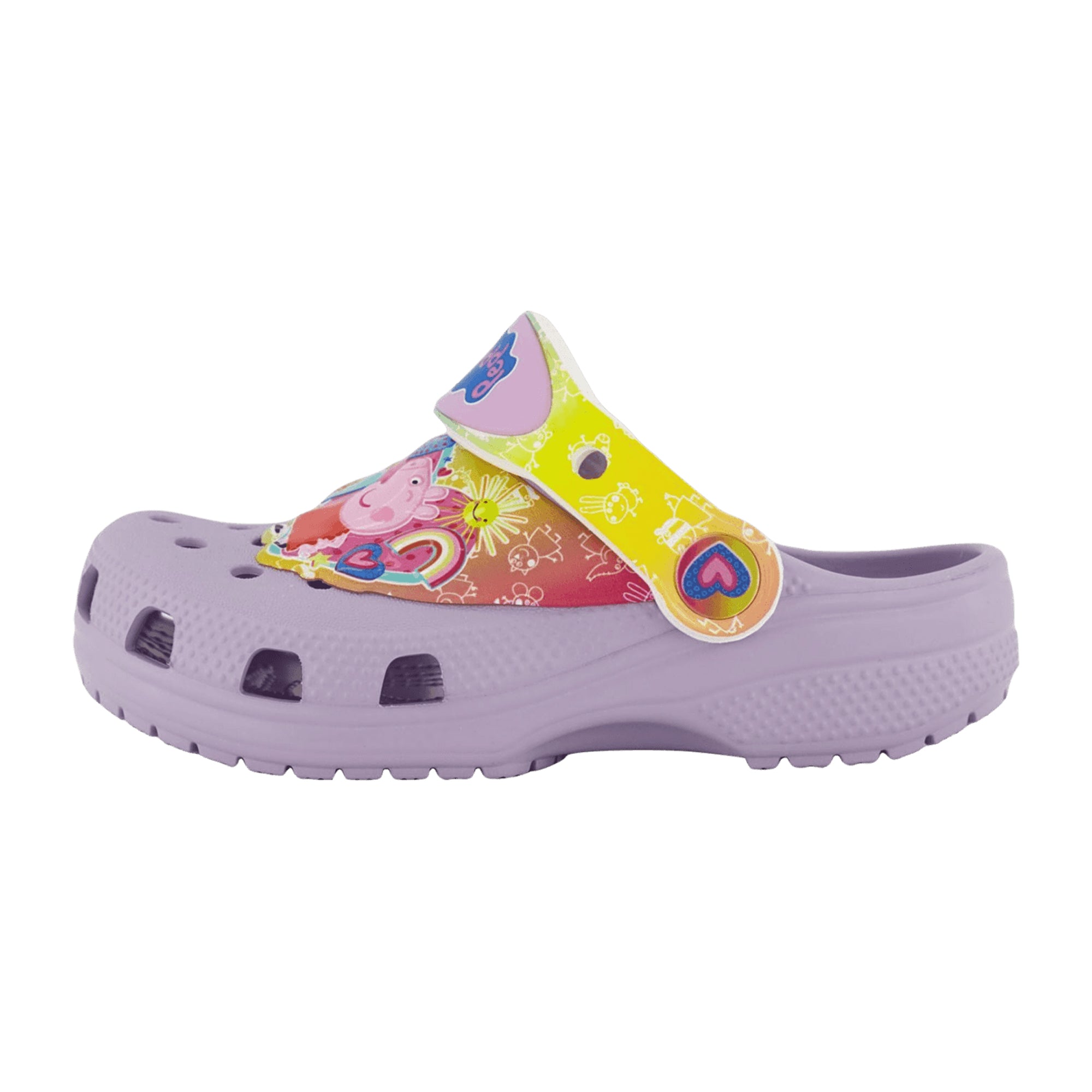 Crocs Peppa Pig Kids' Clogs - Durable Lightweight Purple Footwear