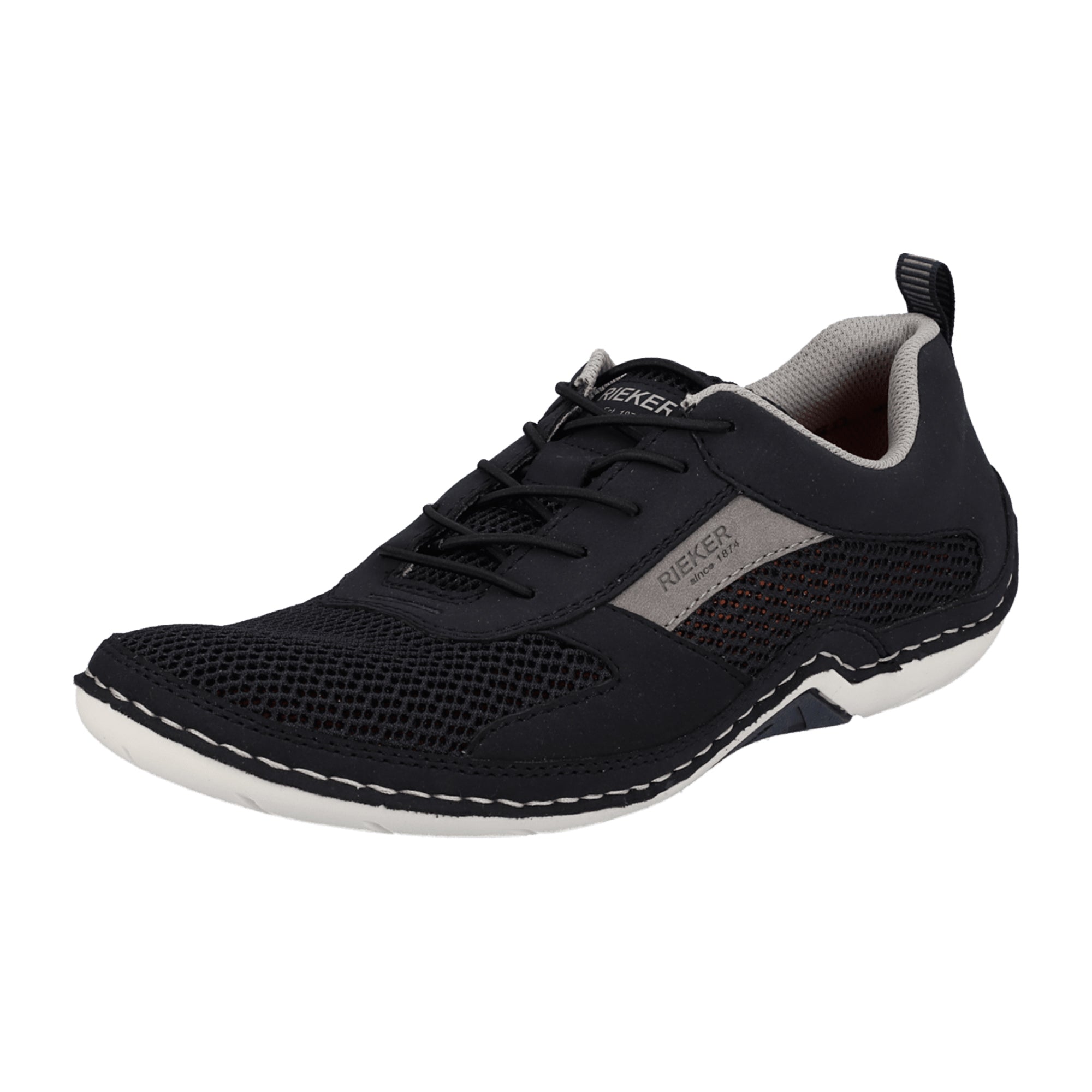 Rieker Men's Casual Blue Slip-On Shoes with Comfort Sole and Easy Fit