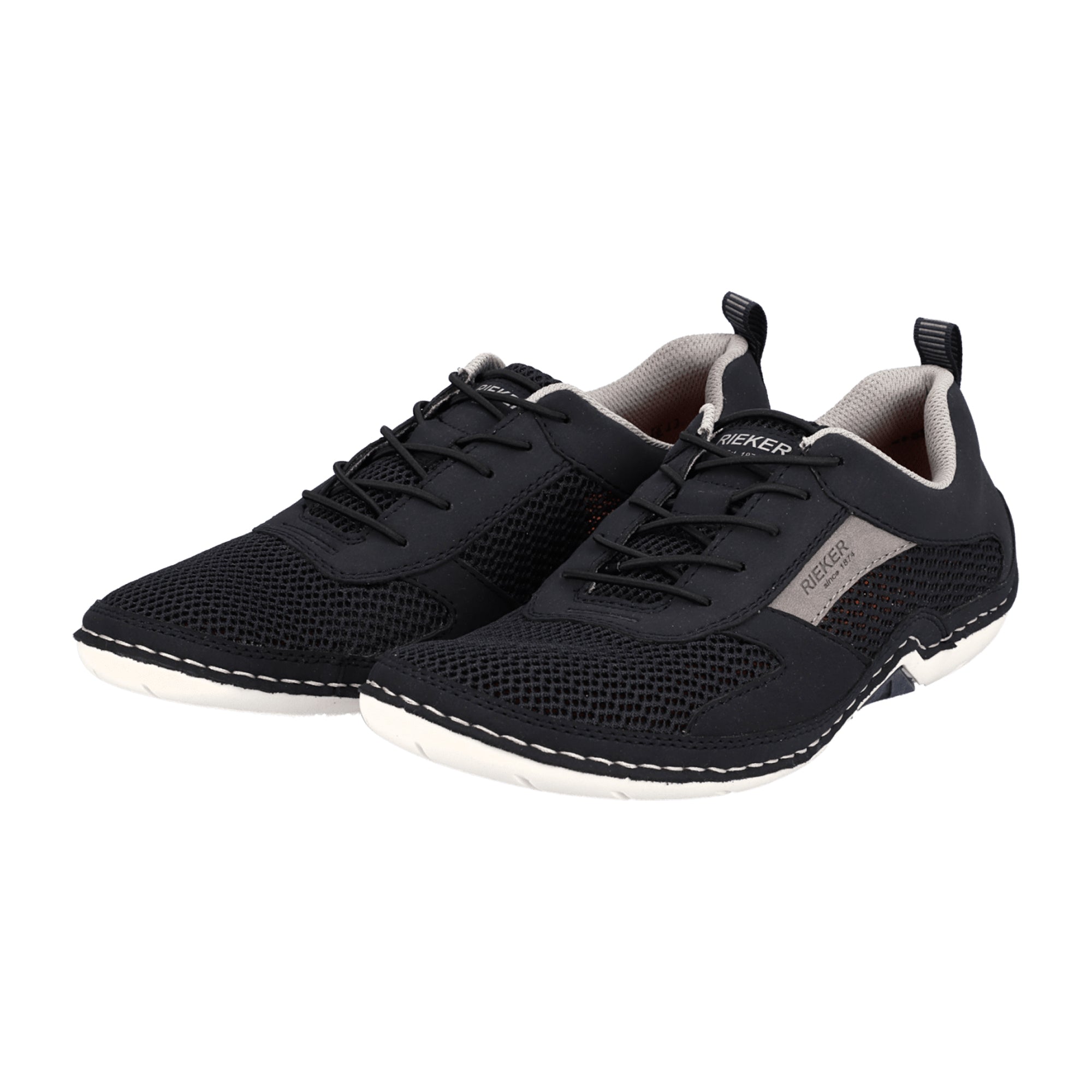 Rieker Men's Casual Blue Slip-On Shoes with Comfort Sole and Easy Fit