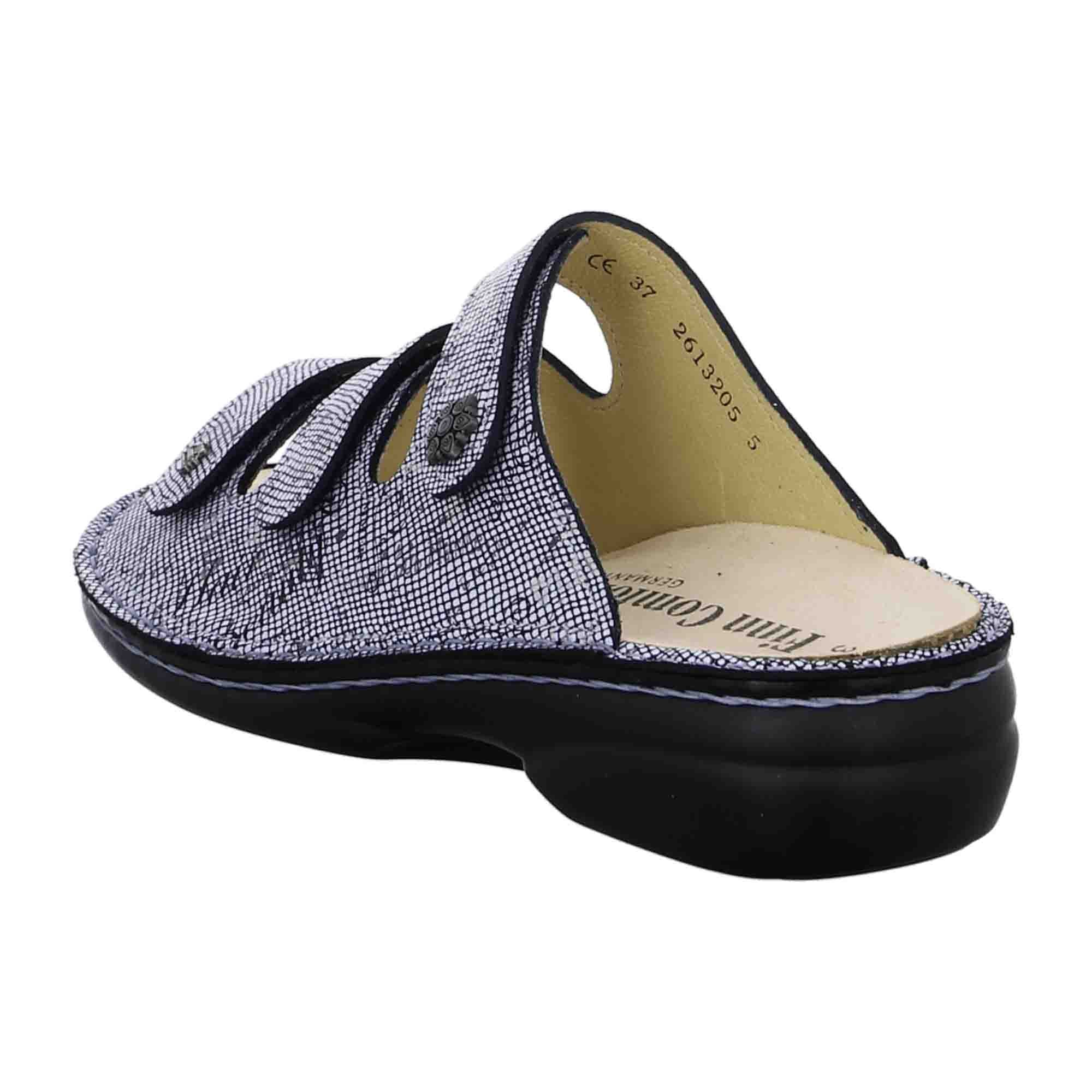 Finn Comfort Menorca-S Blue Sandals for Women – Stylish & Comfortable