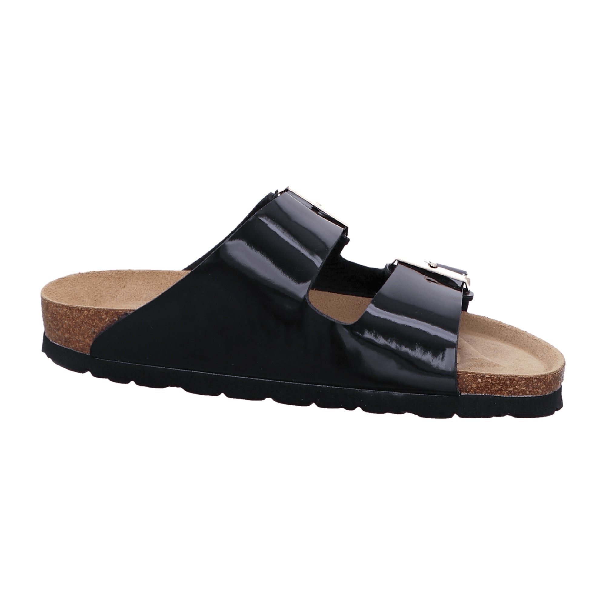 Rohde Alba Women's Black Sandals Open Toe Adjustable Strap Synthetic Material