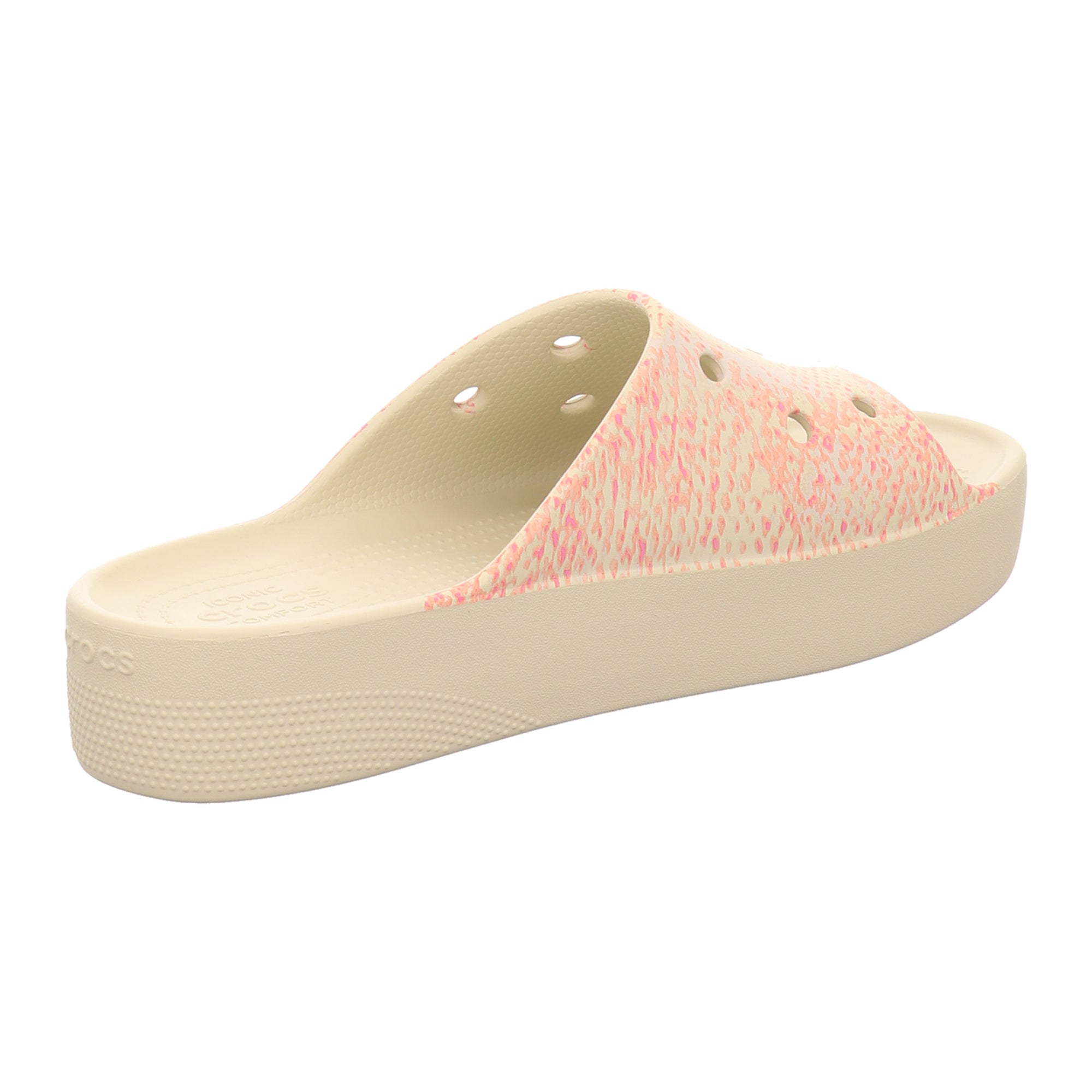 Crocs Women's Pink Slide Sandals - Comfortable & Stylish Beach Footwear