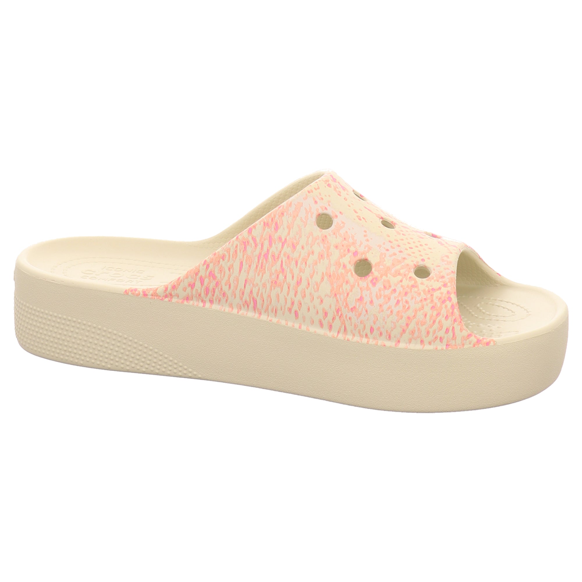 Crocs Women's Pink Slide Sandals - Comfortable & Stylish Beach Footwear