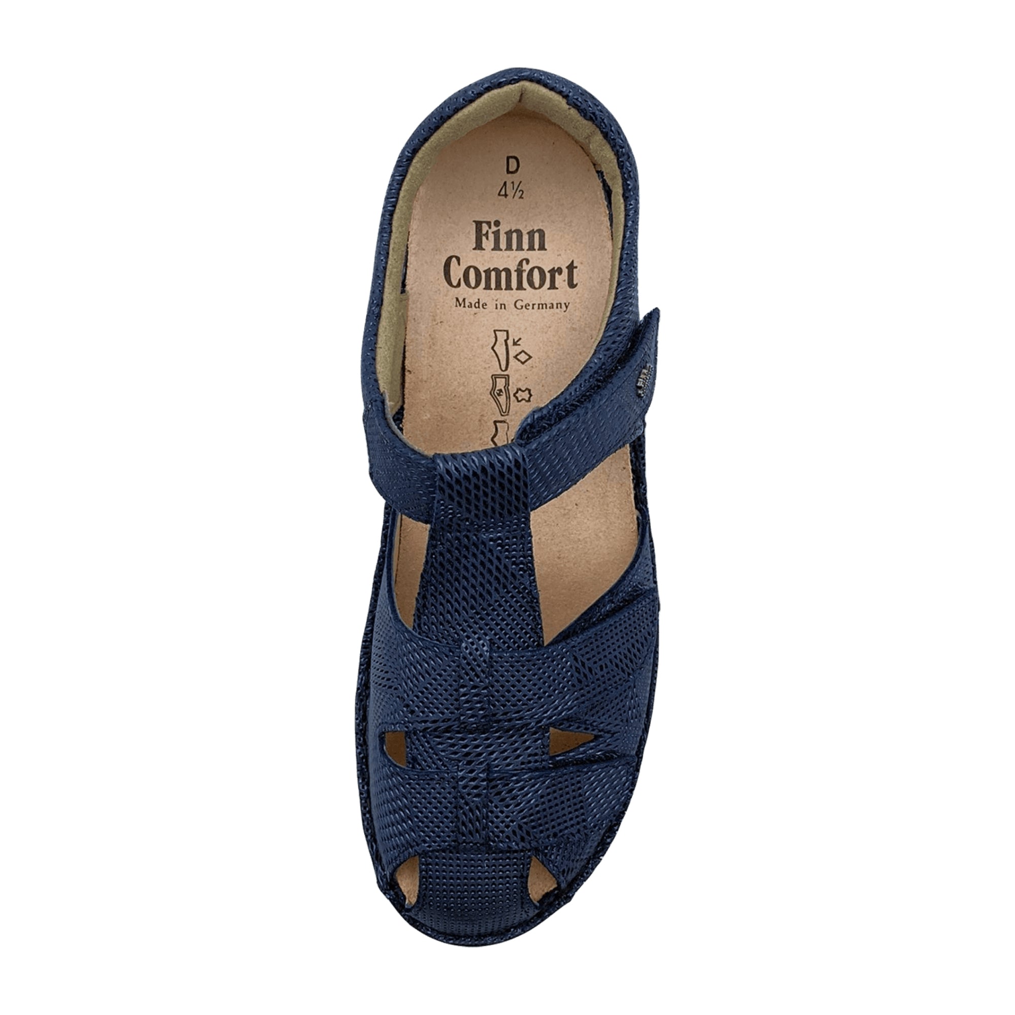 Finn Comfort Fünen Women's Comfort Shoes, Stylish Blue - Durable and Supportive
