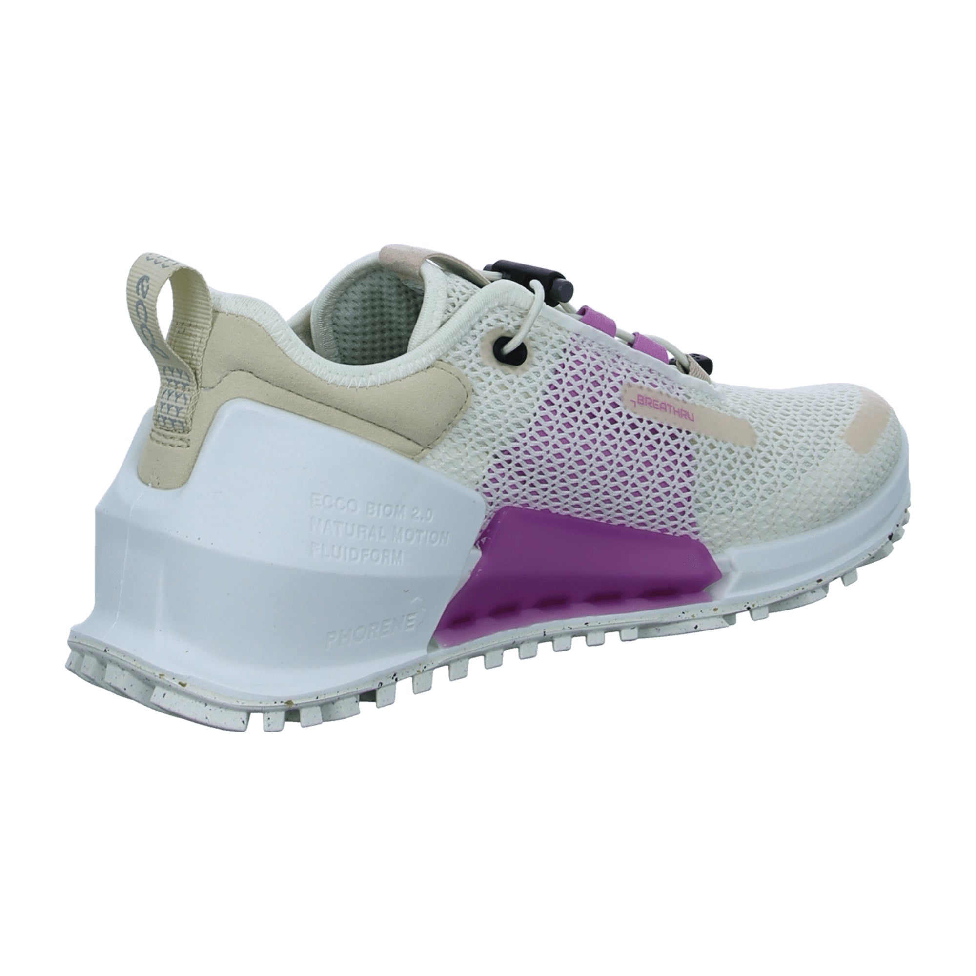 Ecco Women's White Lace-Up Shoes | Stylish & Durable
