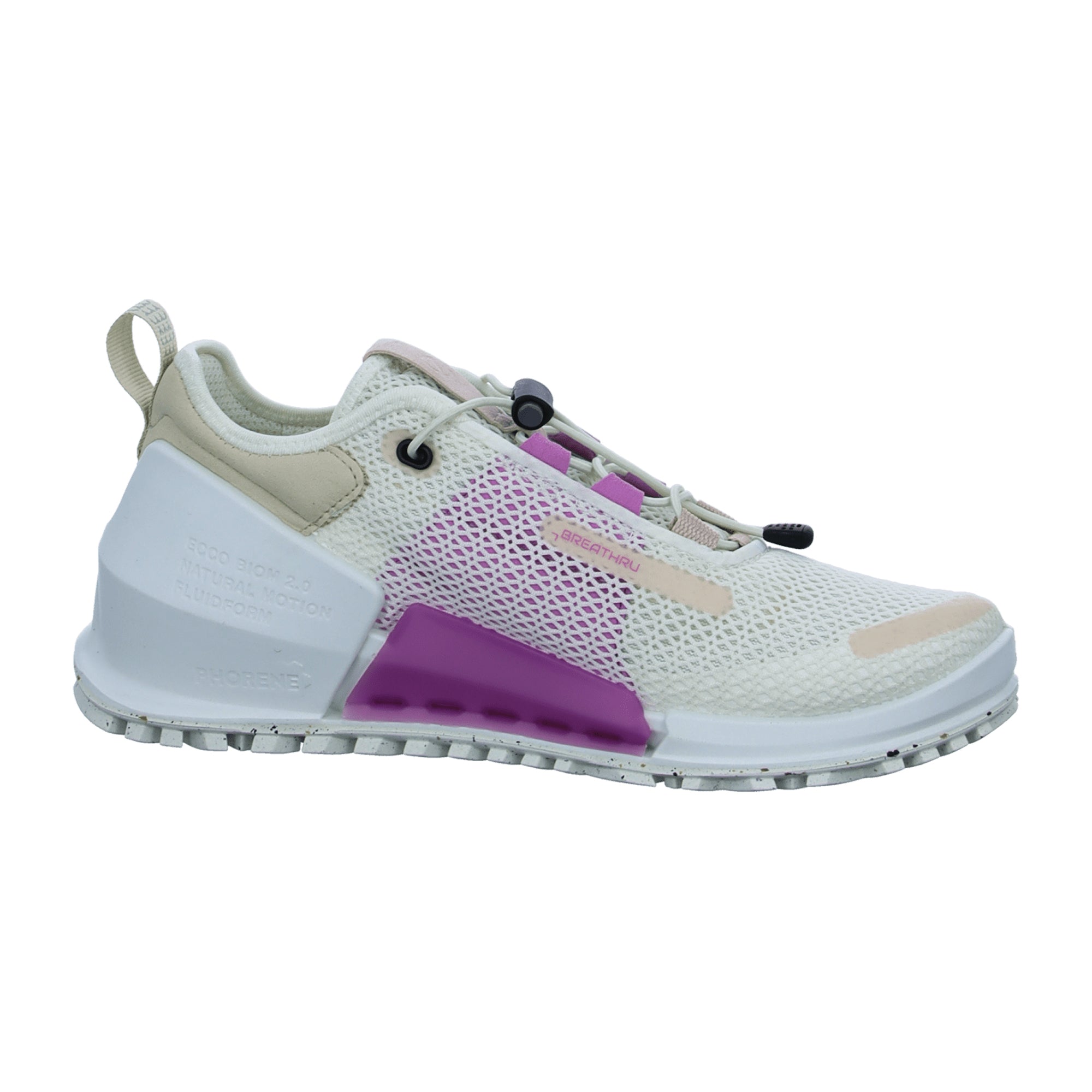 Ecco Women's White Lace-Up Shoes | Stylish & Durable