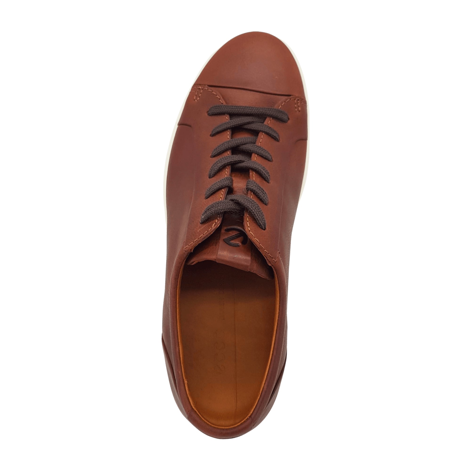 Ecco Soft 7 M Men's Brown Leather Sneakers | Durable & Stylish