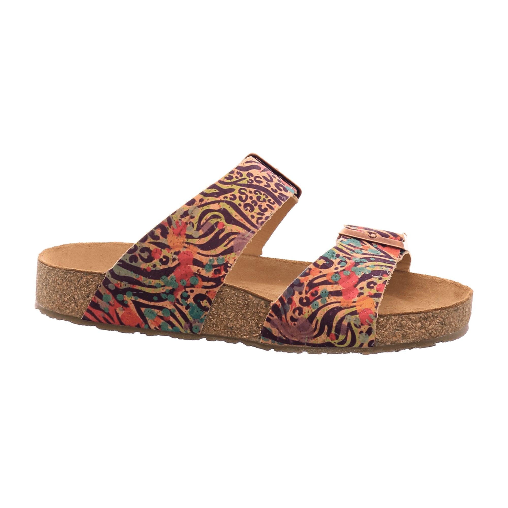 Haflinger Women's Classic Colorful Slides | Stylish & Durable Sandals