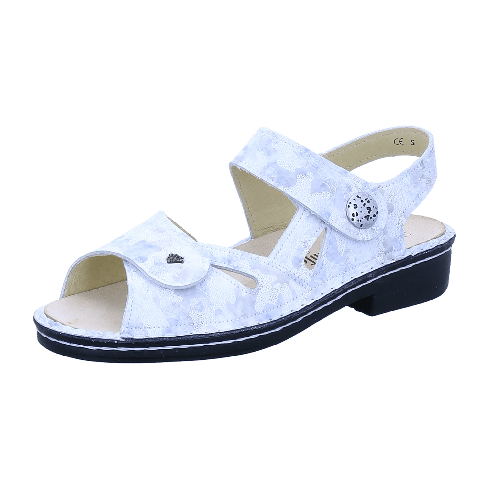 Finn Comfort Costa Women's Comfortable White Sandals - Stylish & Durable