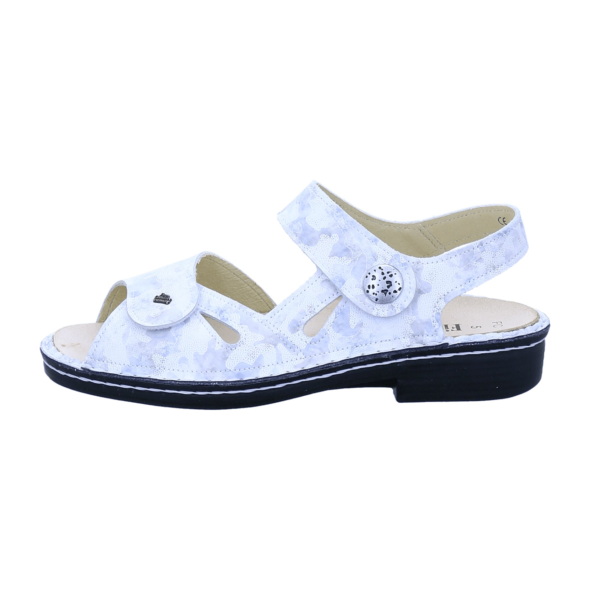 Finn Comfort Costa Women's Comfortable White Sandals - Stylish & Durable