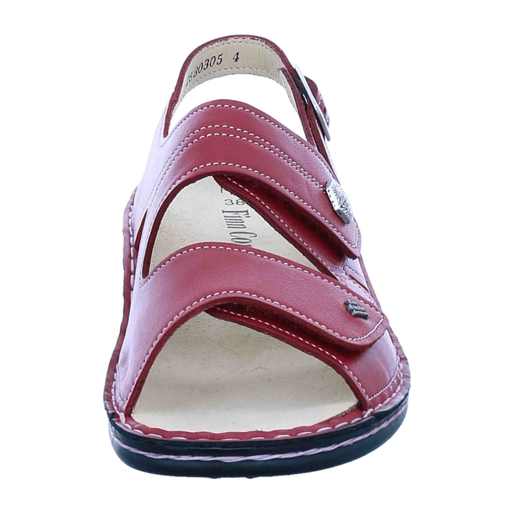 Finn Comfort Milos Women's Sandals in Vibrant Red | Stylish & Comfortable