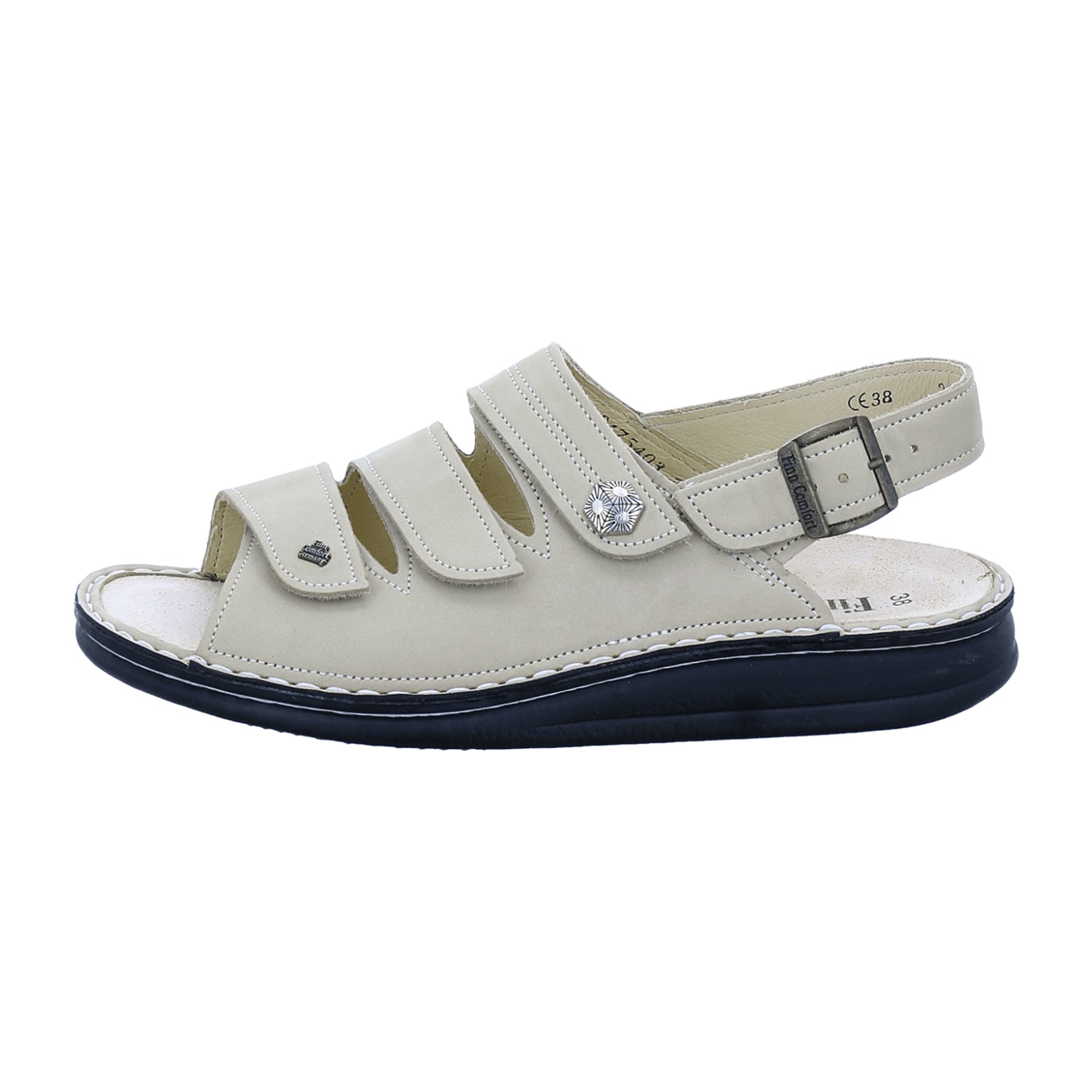 Finn Comfort Juist-S Women's Stylish Beige Sandals - Comfortable & Durable