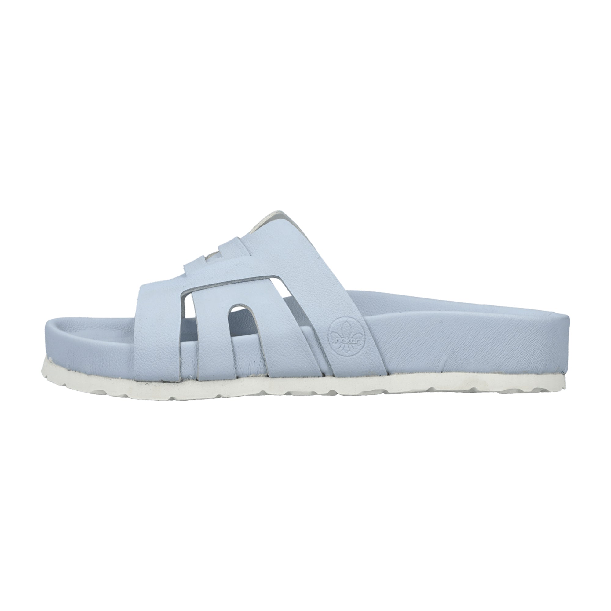 Rieker Women's Blue Sandals Slip-On Lightweight Comfortable Synthetic Shoes