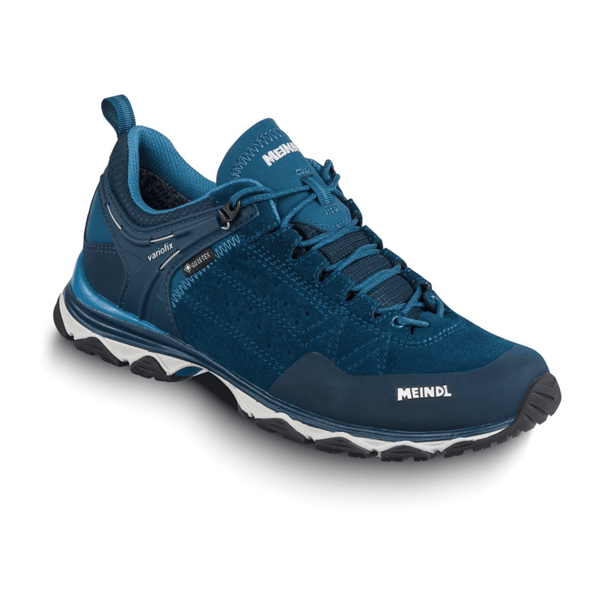 Meindl Ontario Lady GTX Women's Trekking Shoes Blue Leather Textile