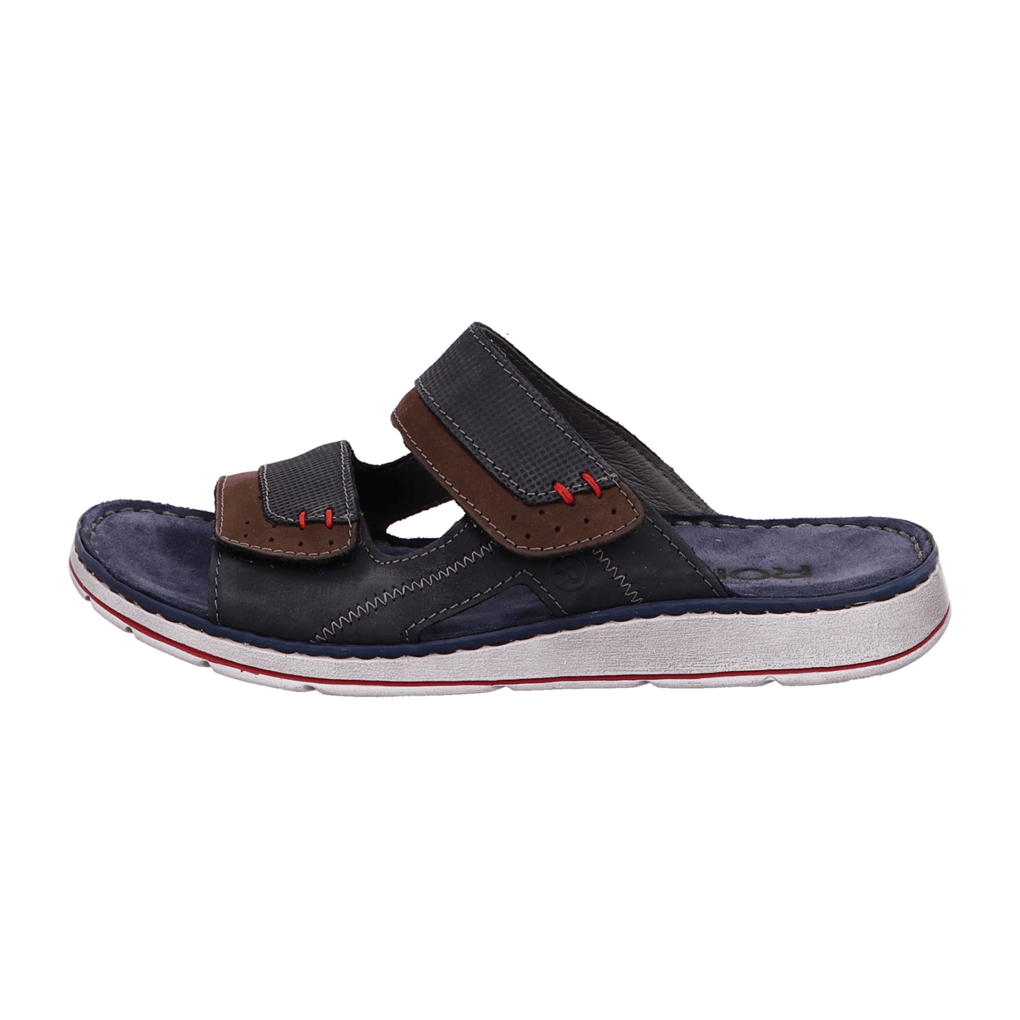 Rohde Blue Men's Slip-On Sandals with Velcro Closure and Open Toe