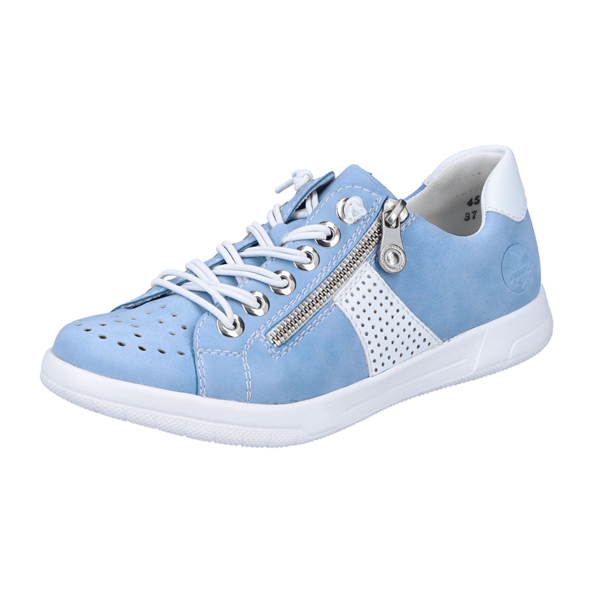 Rieker Comfortable Lace-Up Shoes for Women Blue