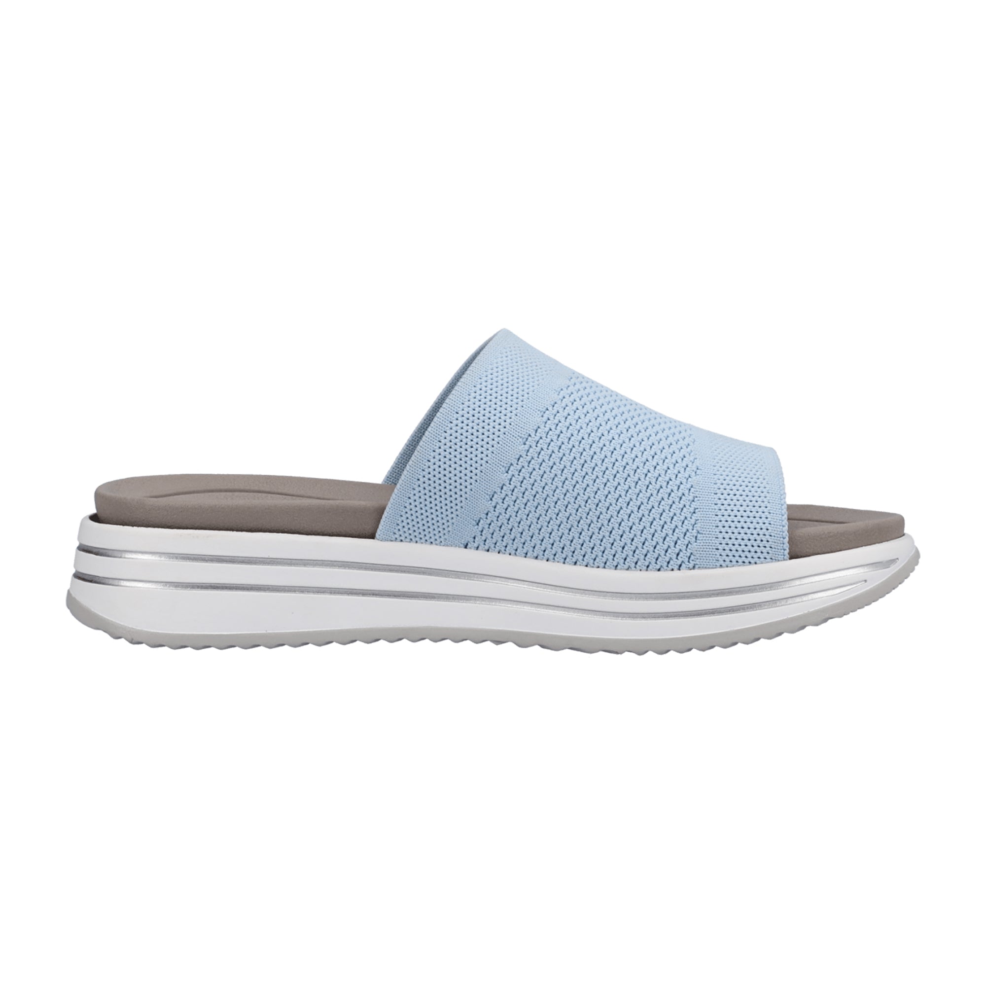 Remonte Comfortable Blue Slip-On Sandals for Women