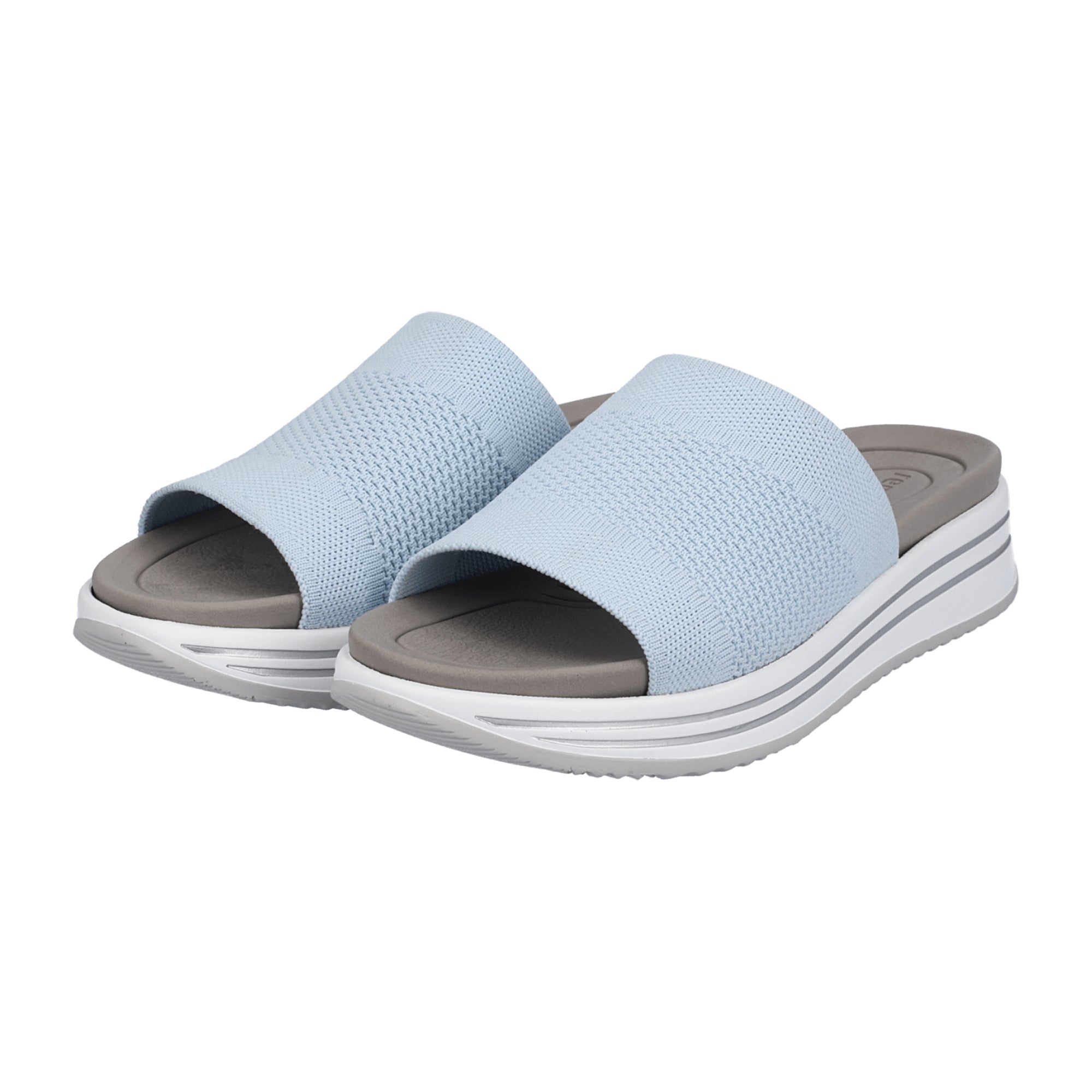 Remonte Comfortable Blue Slip-On Sandals for Women