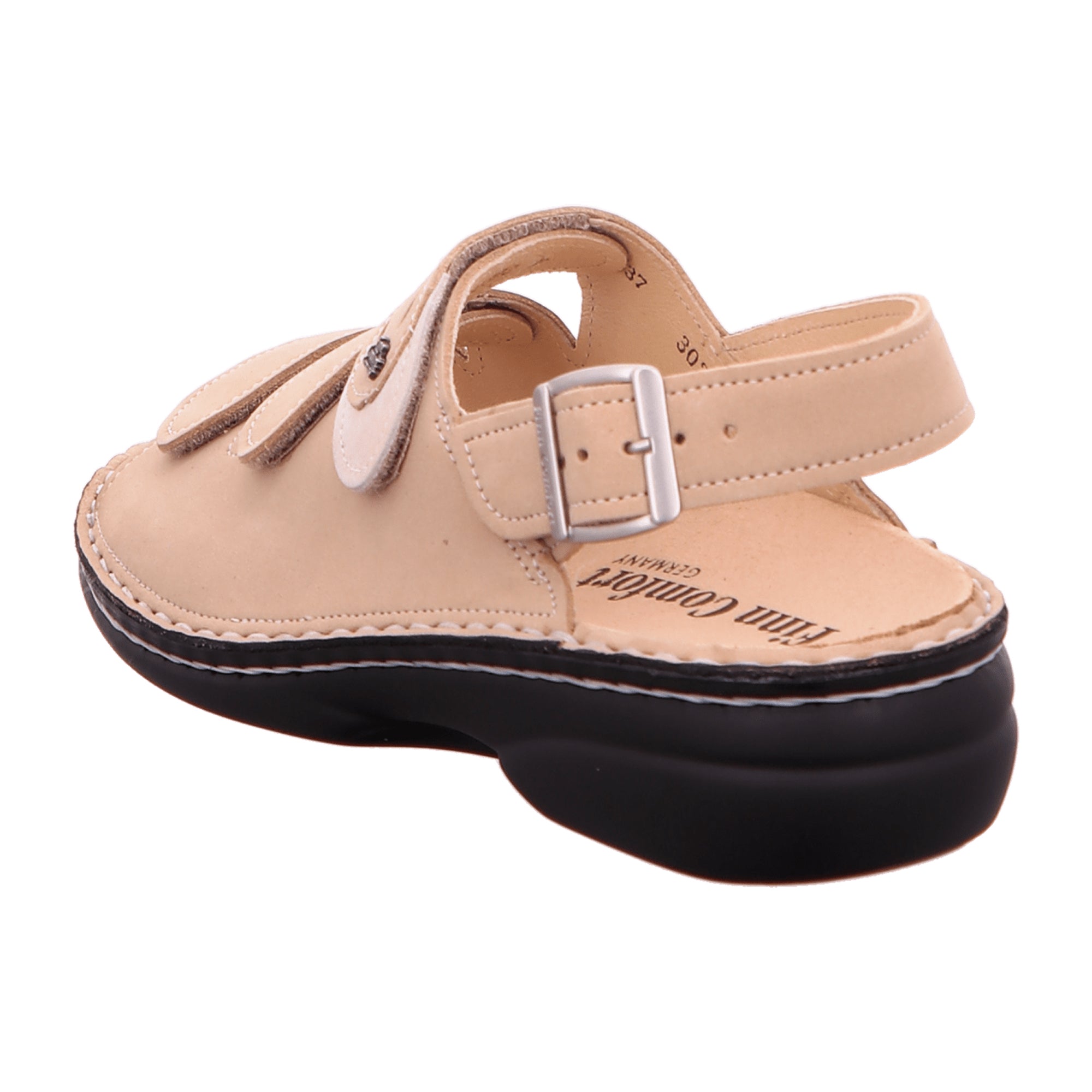 Finn Comfort Saloniki Women's Sandals – Ivory/Champagne Beige