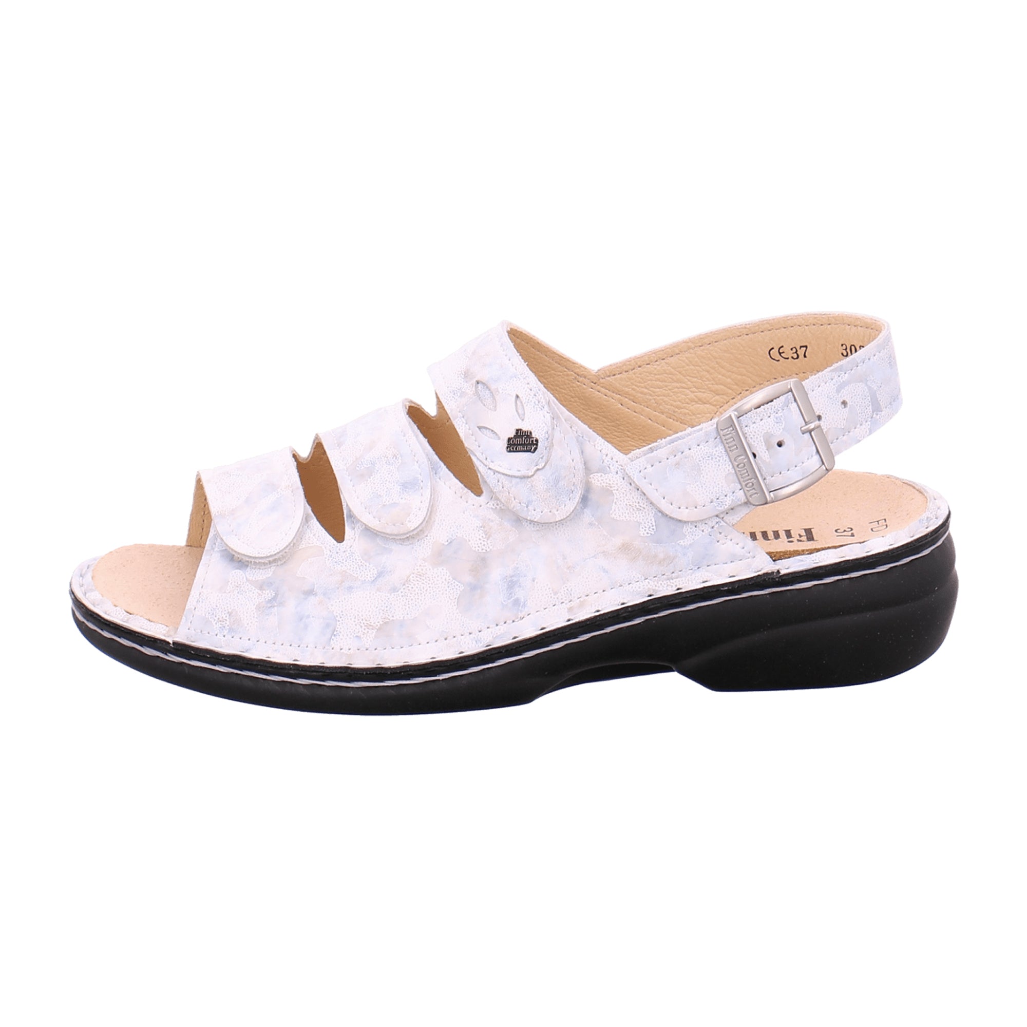 Finn Comfort Saloniki Women's Comfort Sandals - Elegant White