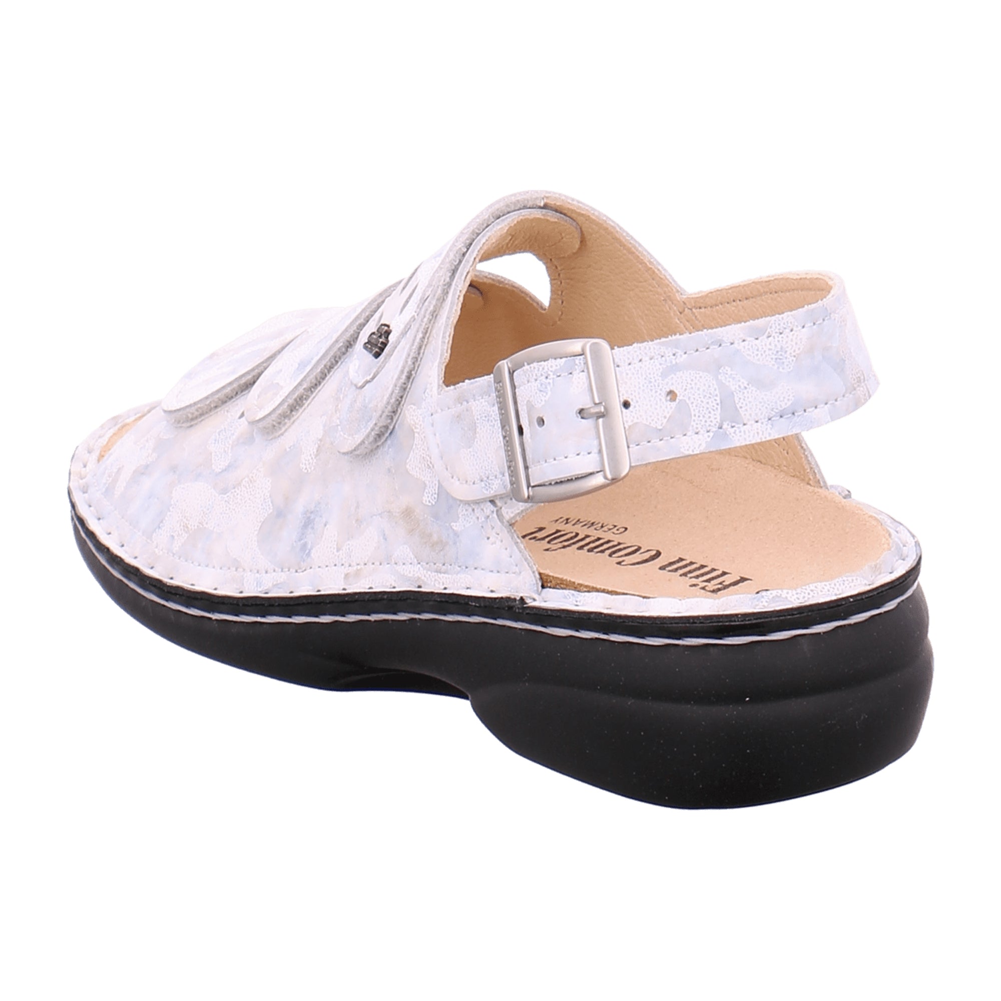 Finn Comfort Saloniki Women's Comfort Sandals - Elegant White