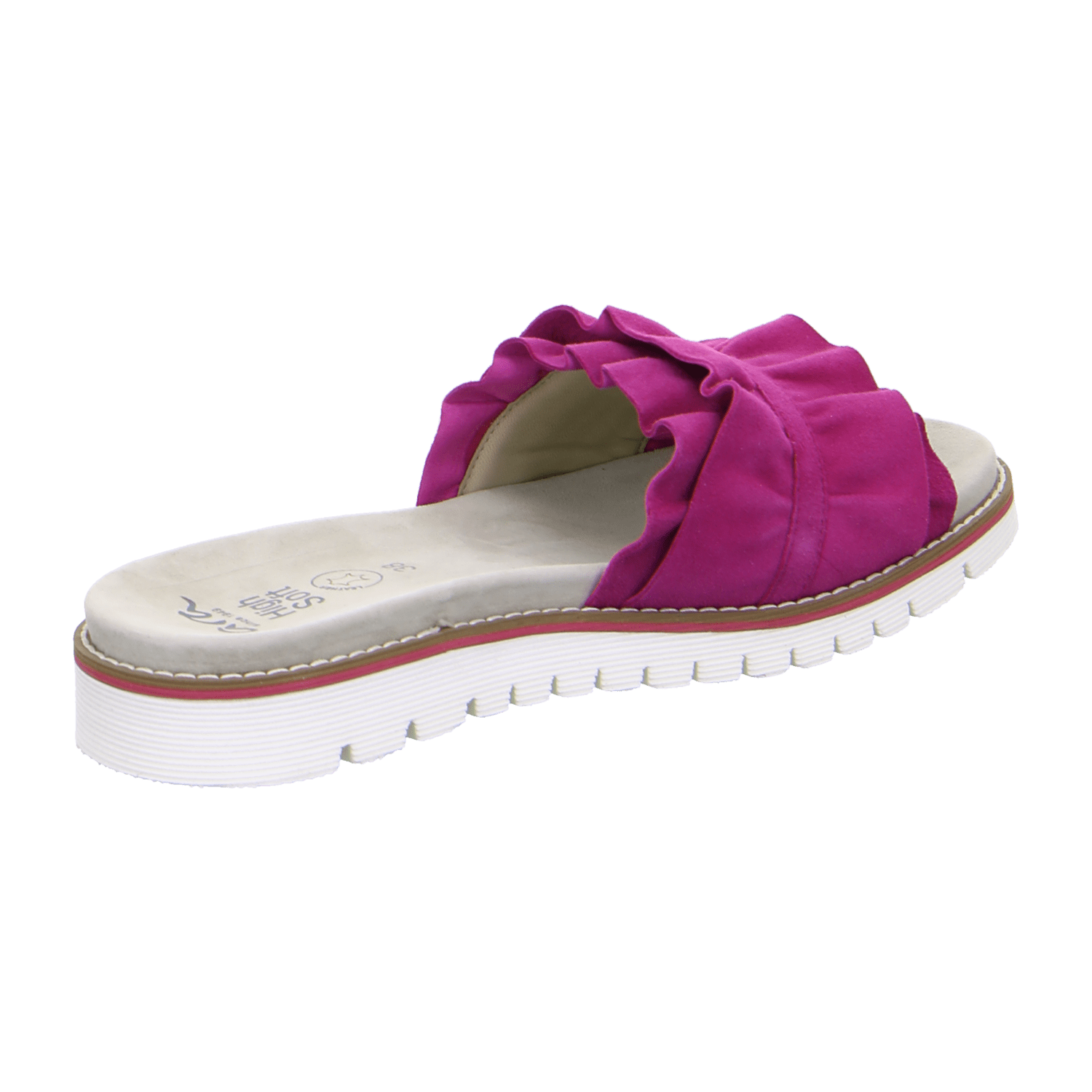 ARA KENT KENT-S Women's Clogs in Pink Suede with Hook-and-Loop Closure