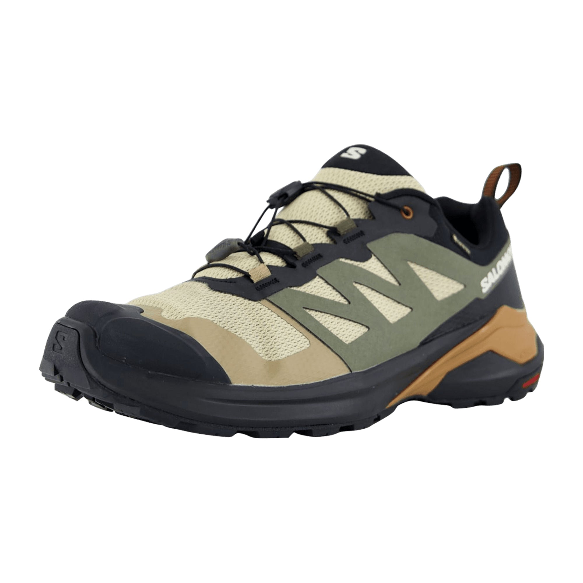 Salomon shoes X-ADVENTURE GTX Safari/Black for men, green