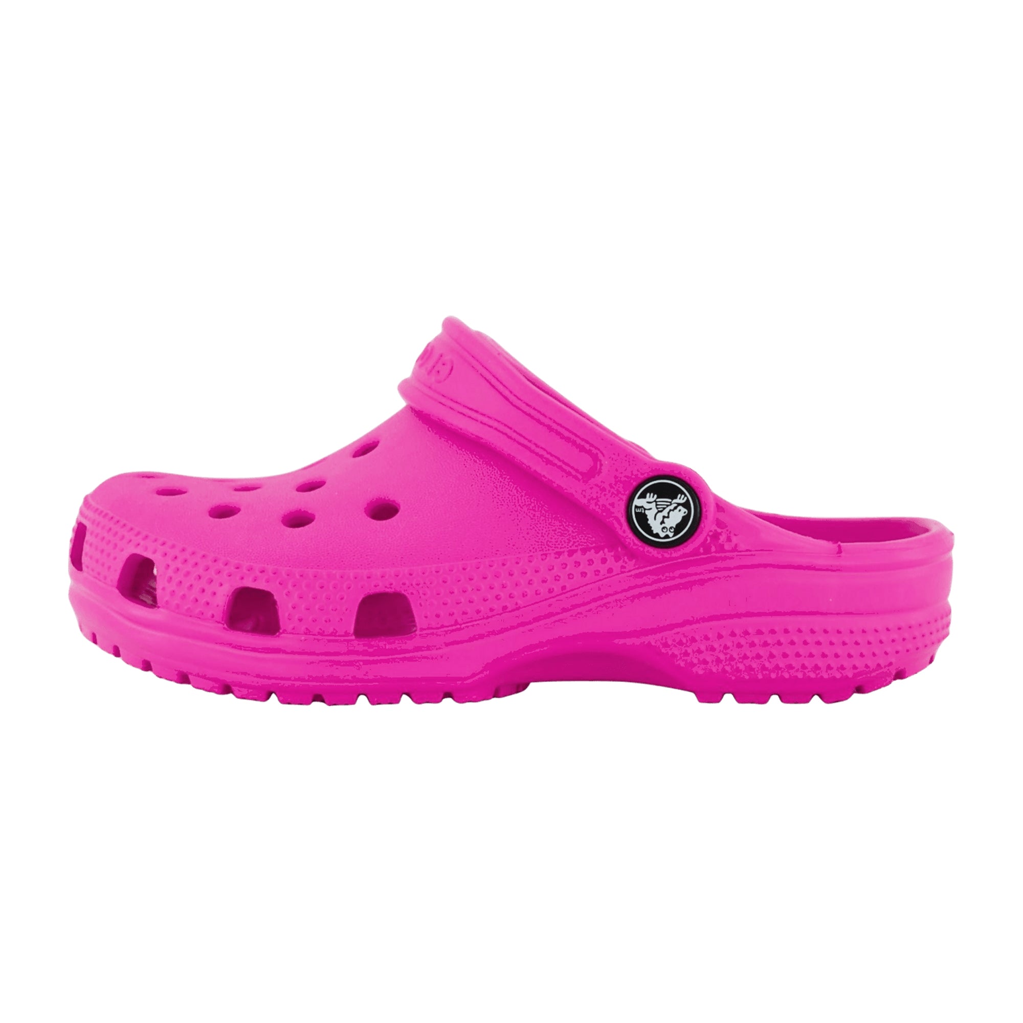 Crocs Classic Clog K for Kids, Vibrant Pink - Comfortable & Durable