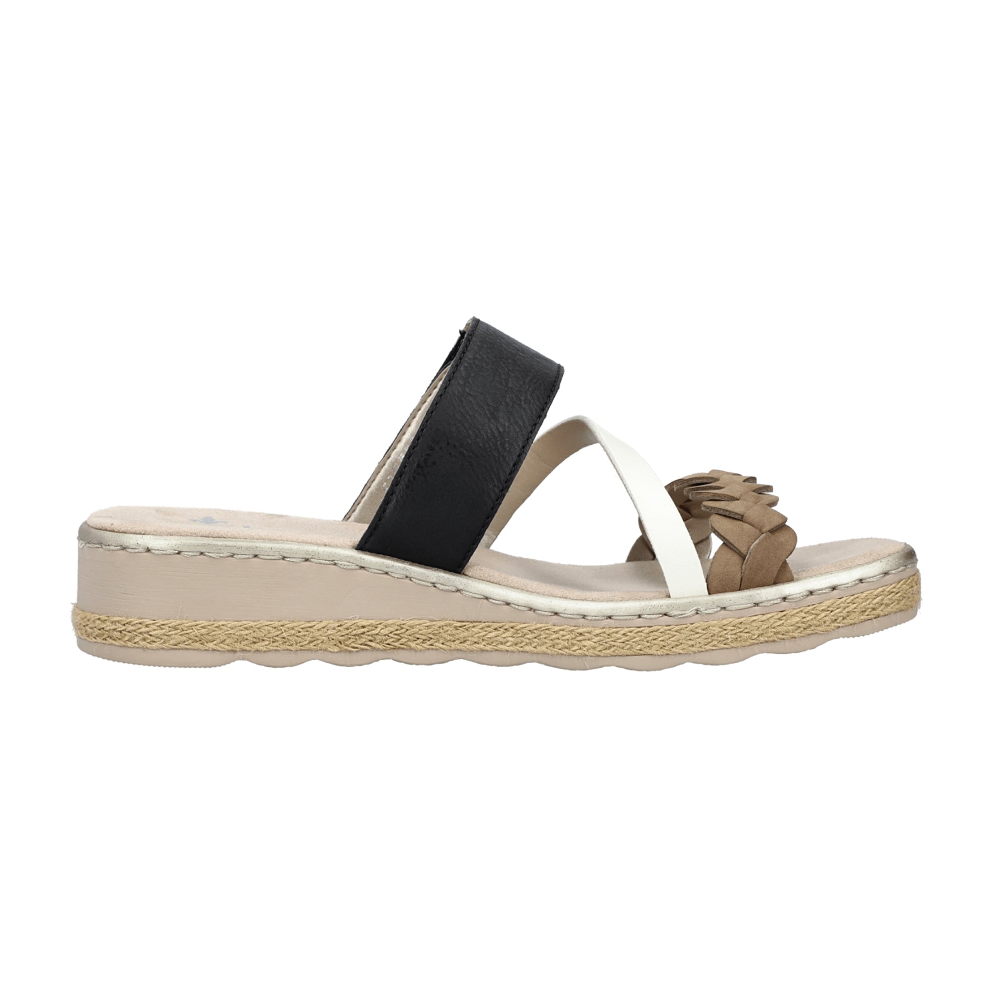 Rieker Beige Women's Sandals for Spring and Summer