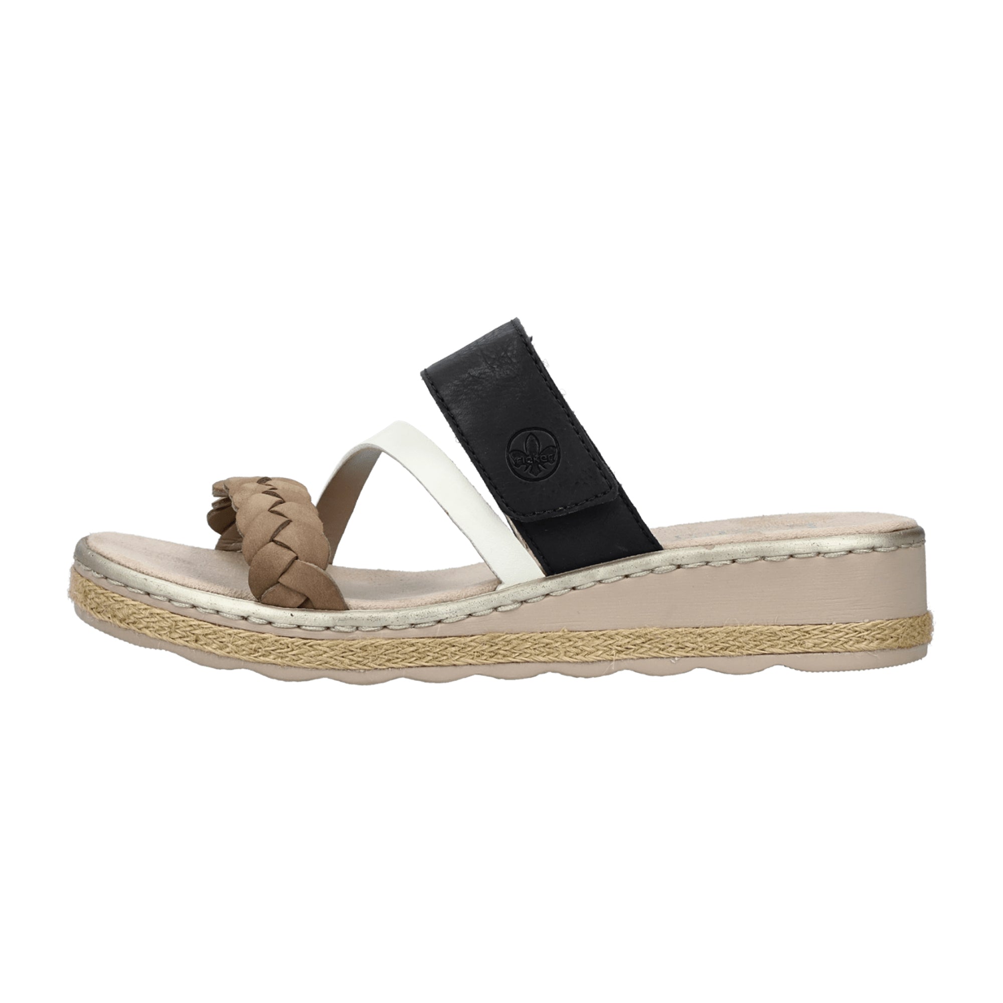 Rieker Beige Women's Sandals for Spring and Summer