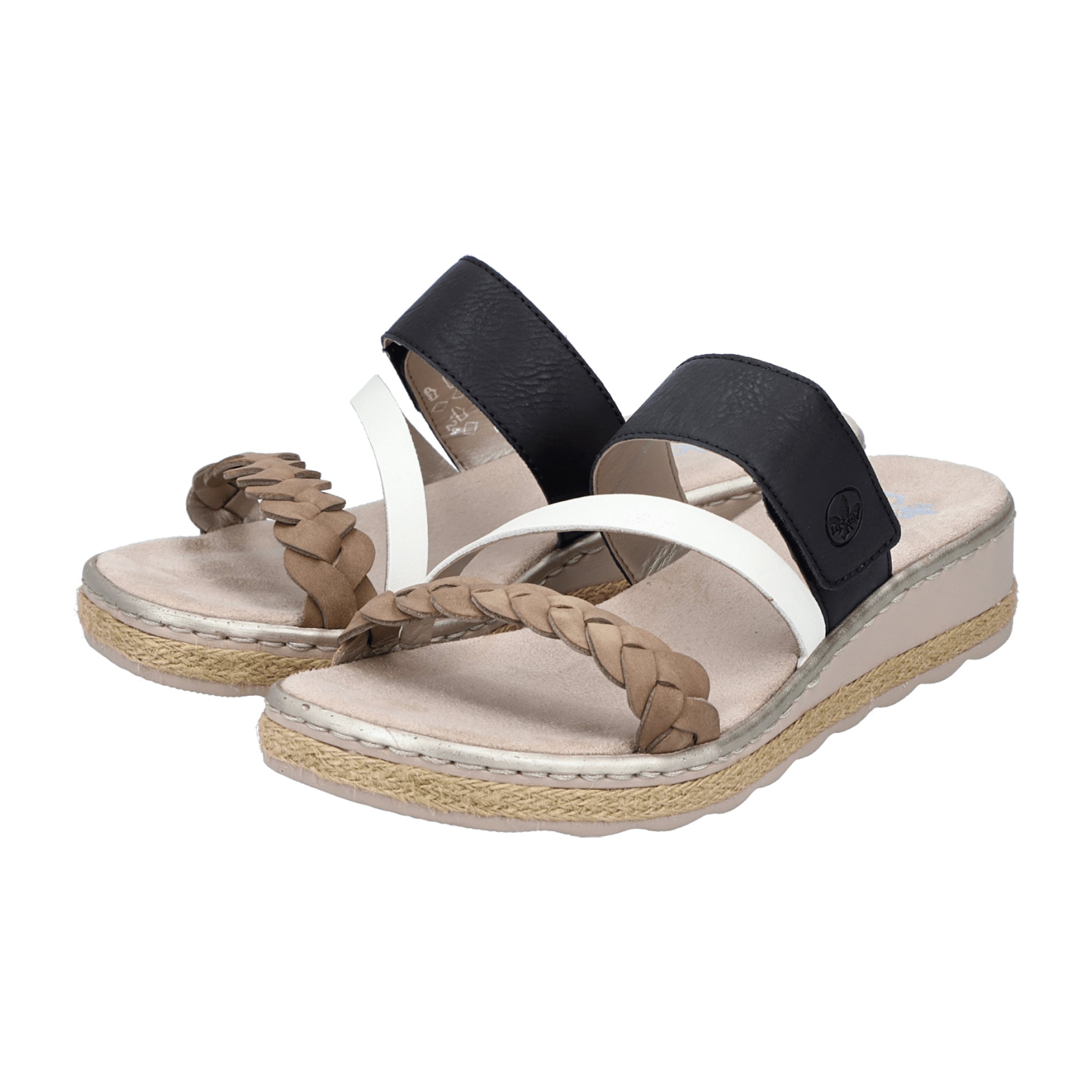 Rieker Beige Women's Sandals for Spring and Summer