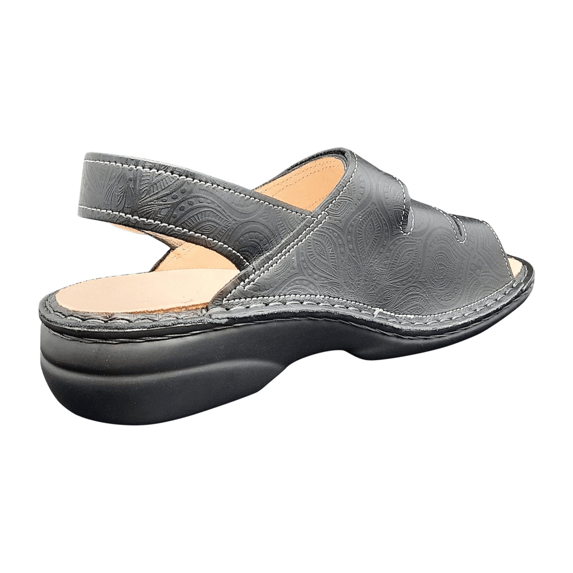 Finn Comfort Saloniki Women's Comfort Sandals, Black - Stylish & Durable