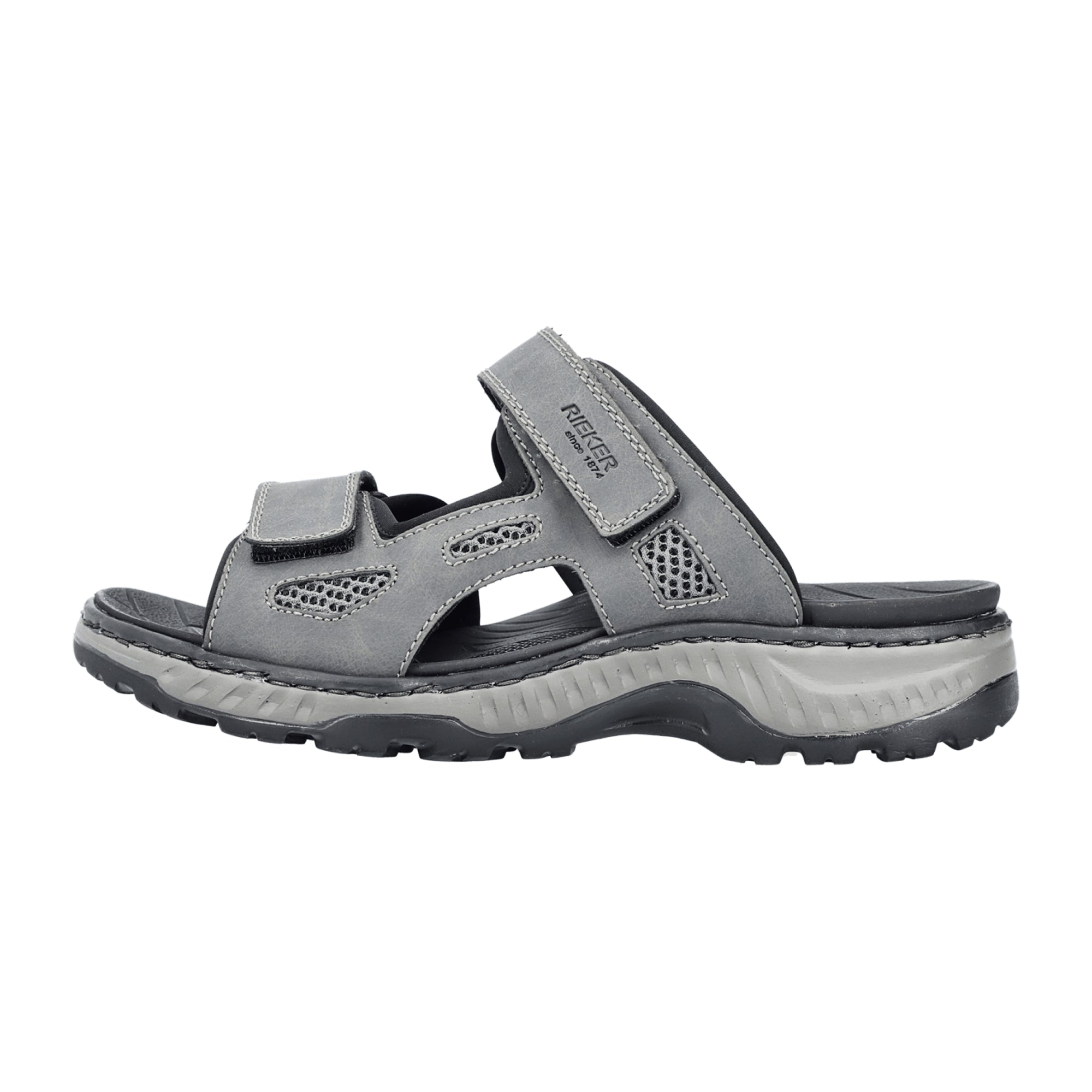 Rieker 21881 Men's Gray Casual Shoes for Spring and Summer