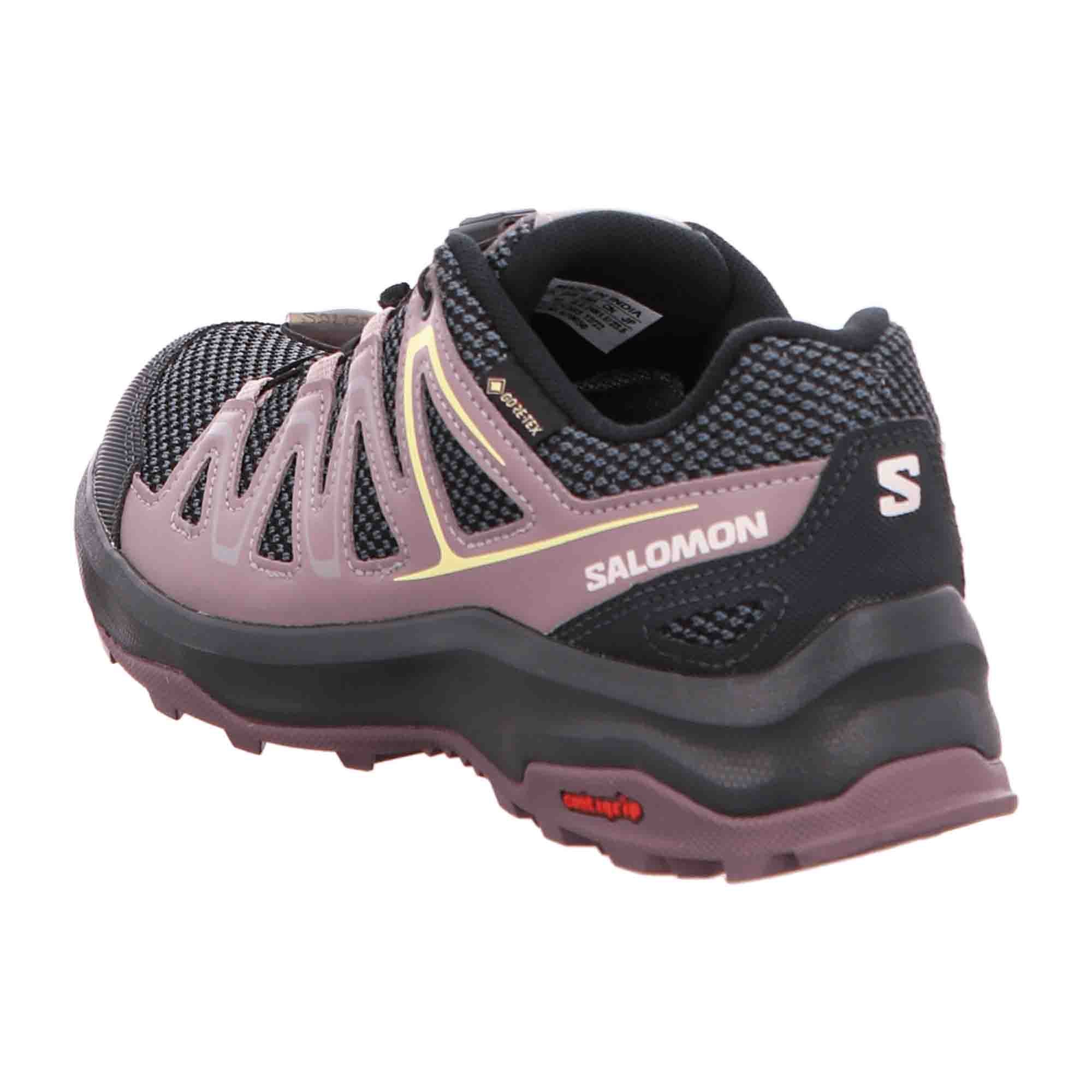 Salomon CUSTER GTX W Ebony/Moonsca for women, purple, shoes