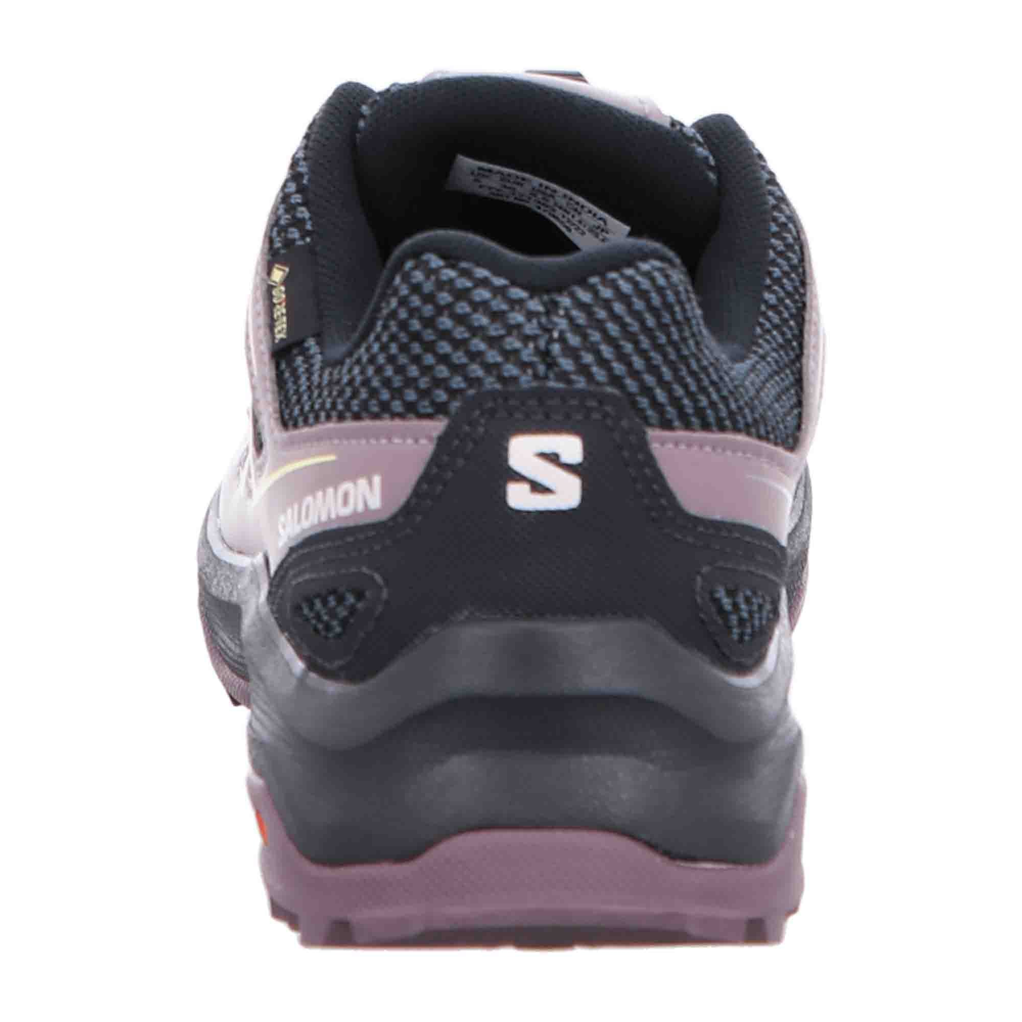 Salomon CUSTER GTX W Ebony/Moonsca for women, purple, shoes