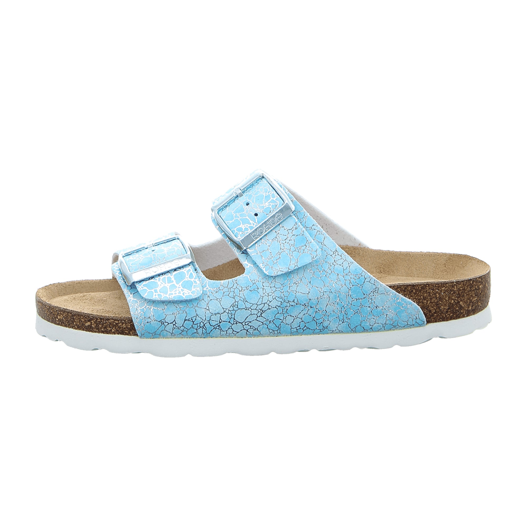 Rohde Classic Blue Slip-On Sandals for Women 5598-52 Spring Summer