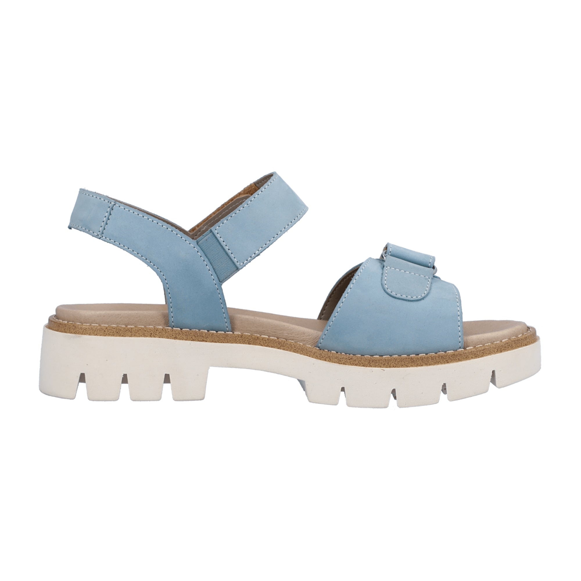 Remonte Women's Blue Comfort Sandals for Spring and Summer