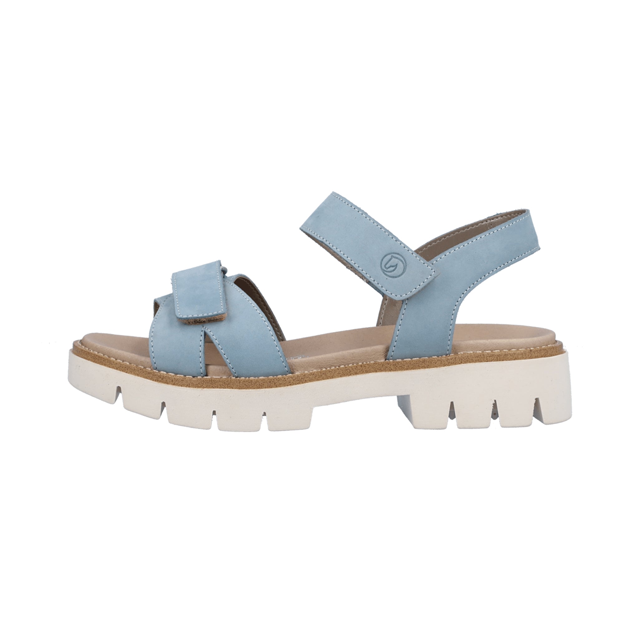 Remonte Women's Blue Comfort Sandals for Spring and Summer